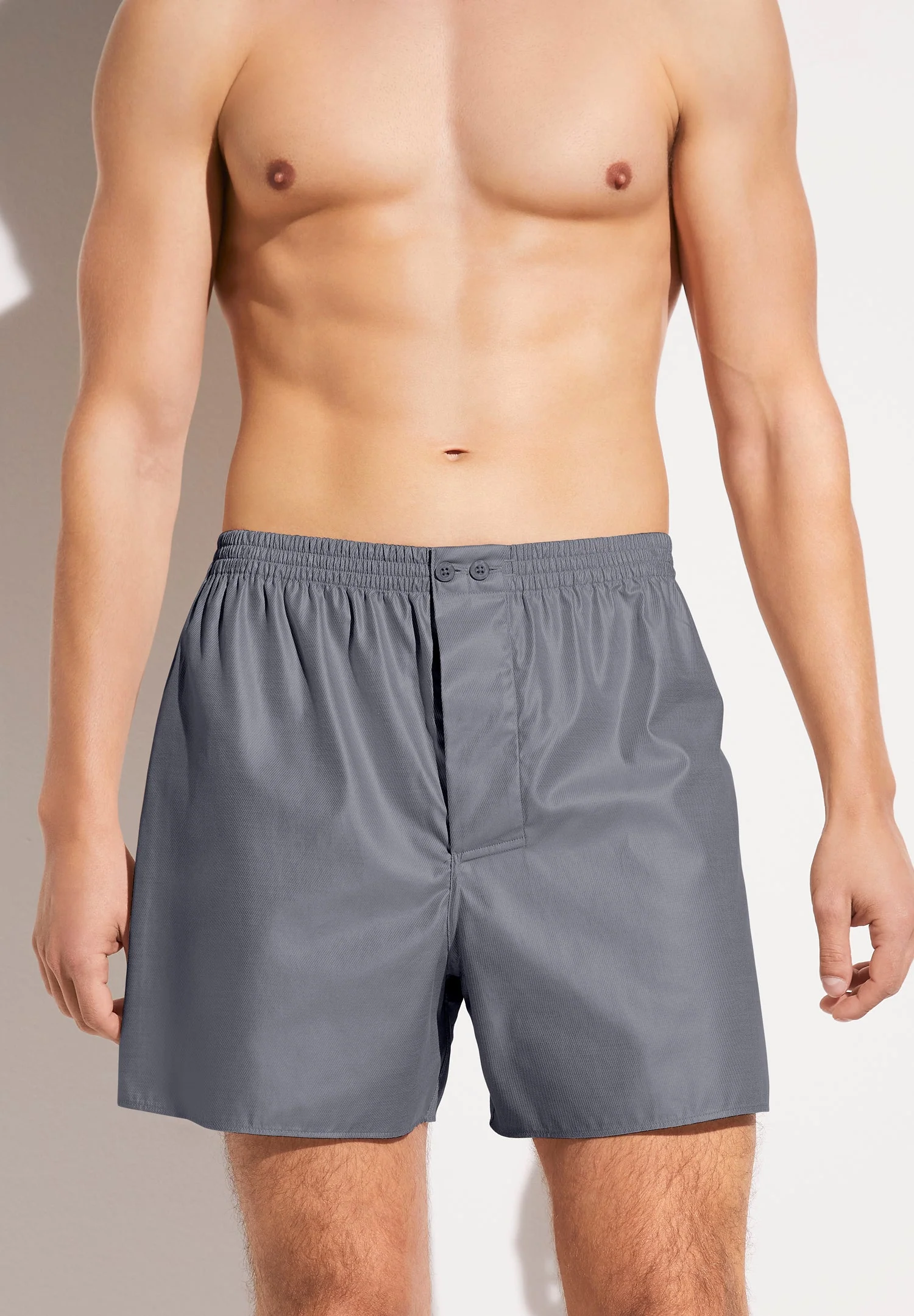 Luxury Jacquard | Boxer Shorts - dark blue