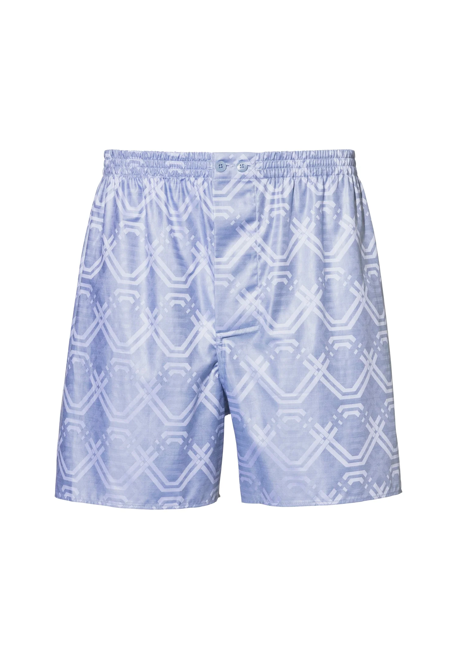 Luxury Jacquard | Boxer Shorts - geo medium blue - Image 2