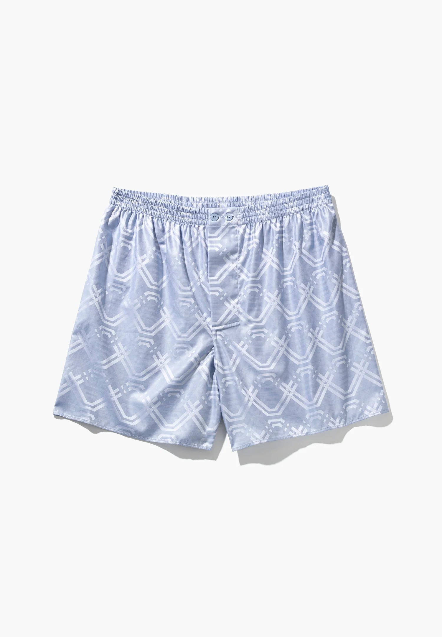 Luxury Jacquard | Boxer Shorts - geo medium blue - Image 4