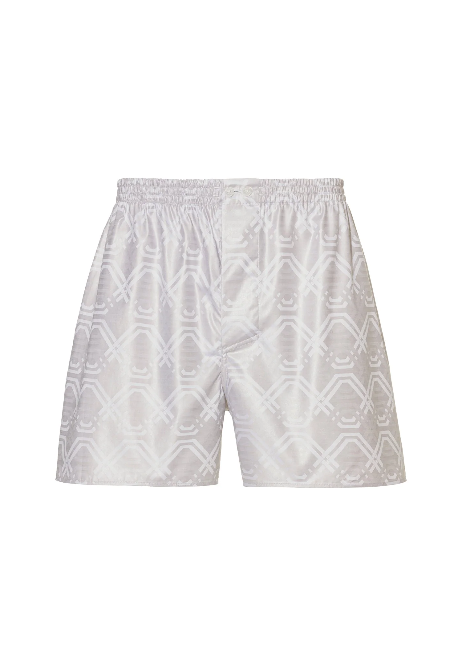 Luxury Jacquard | Boxer Shorts - geo taupe - Image 2