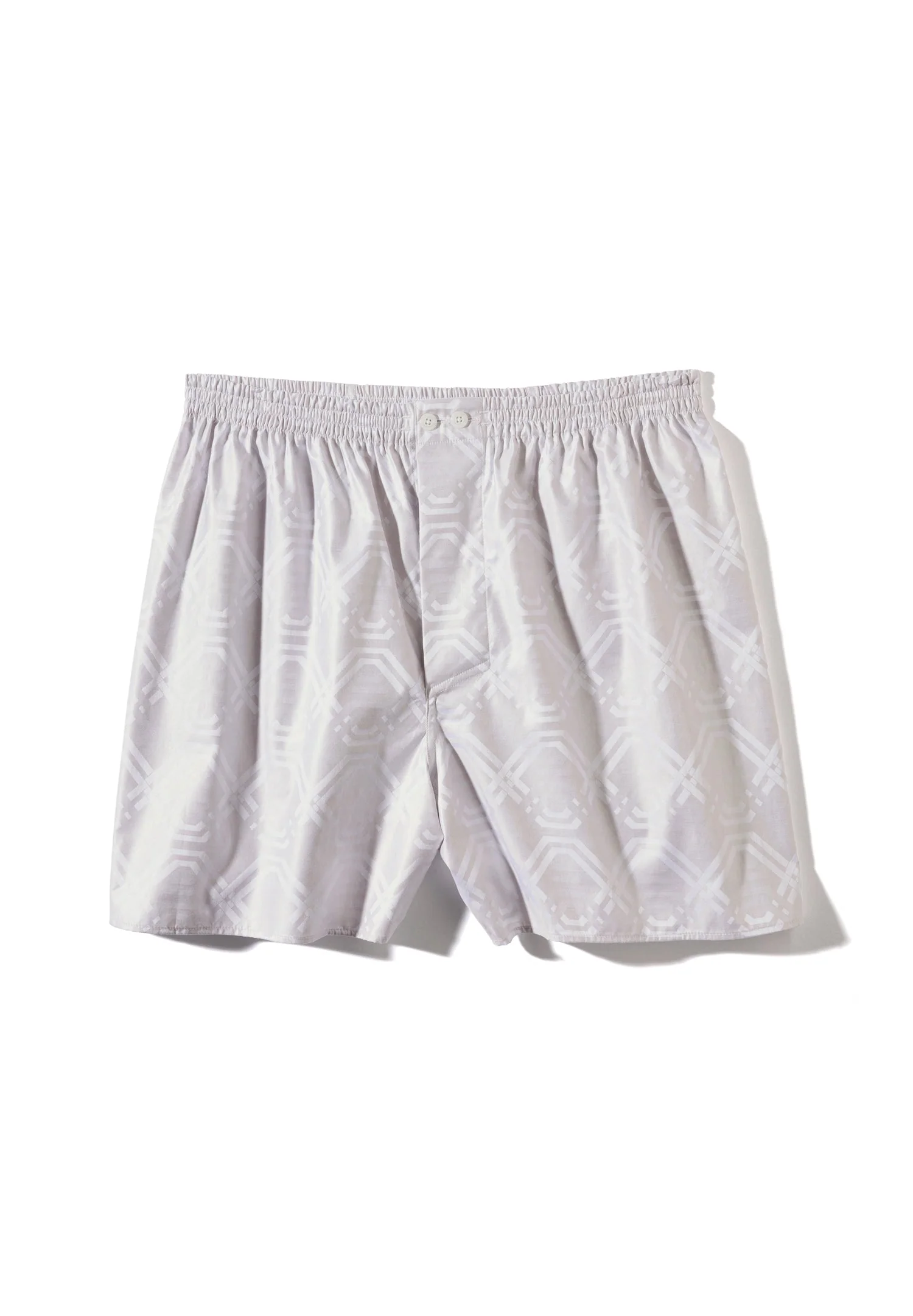 Luxury Jacquard | Boxer Shorts - geo taupe - Image 4