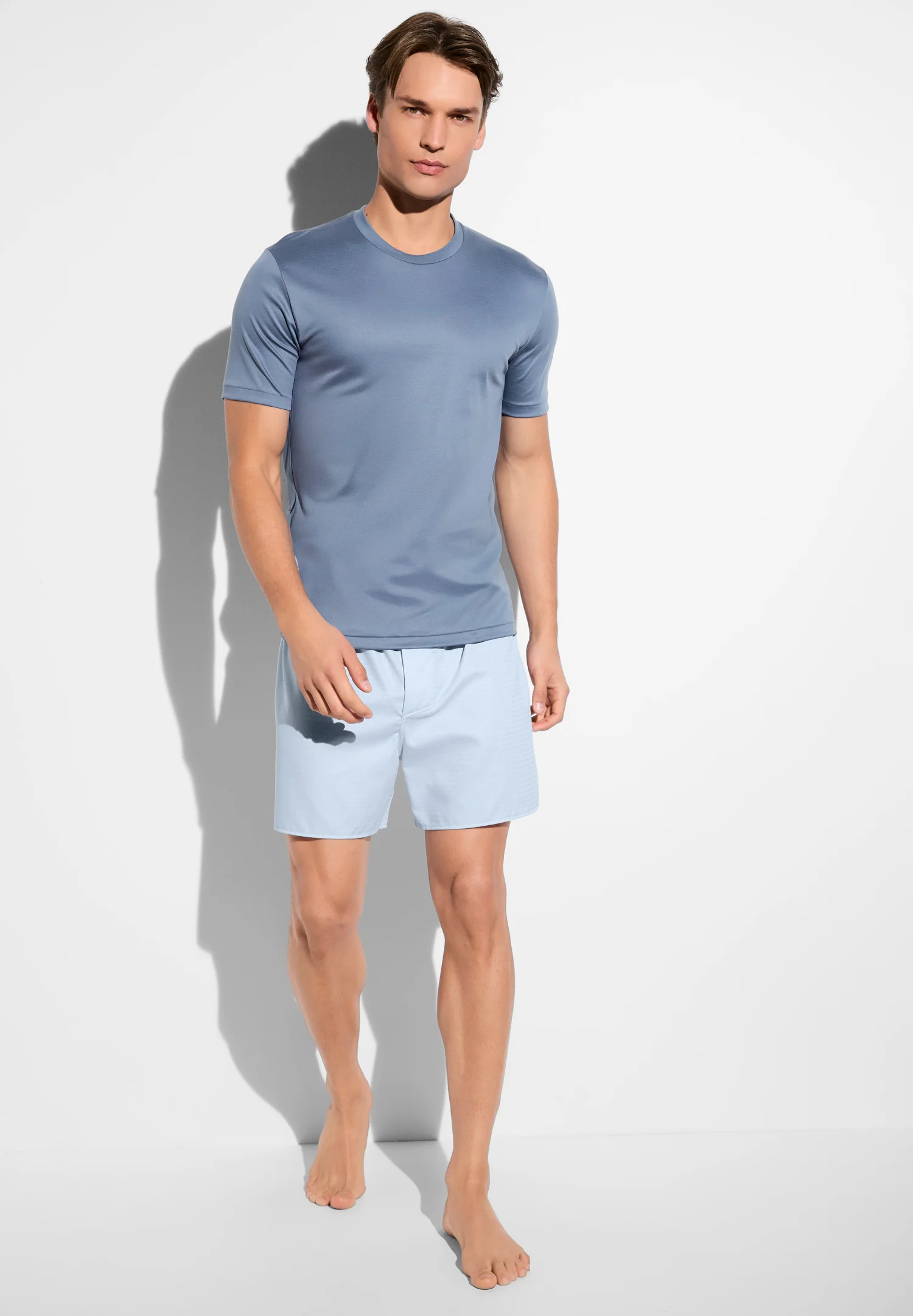 Luxury Jacquard | Boxer Shorts - sphere blue - Image 4