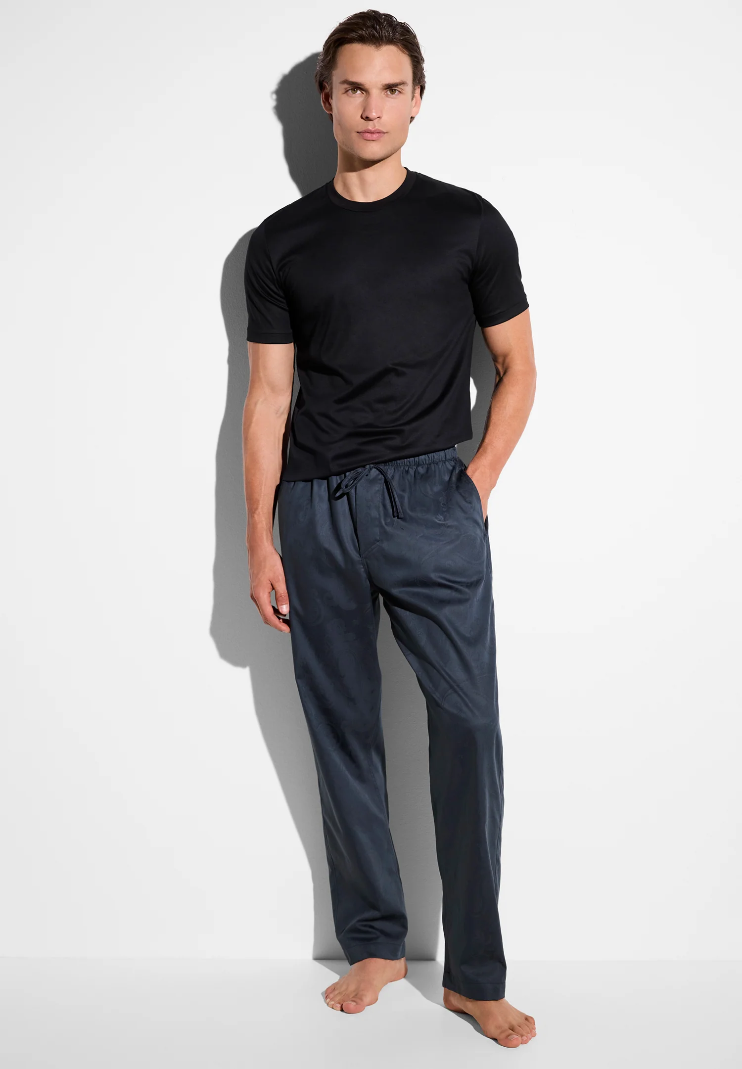 Luxury Jacquard | Hose lang - midnight - Image 5