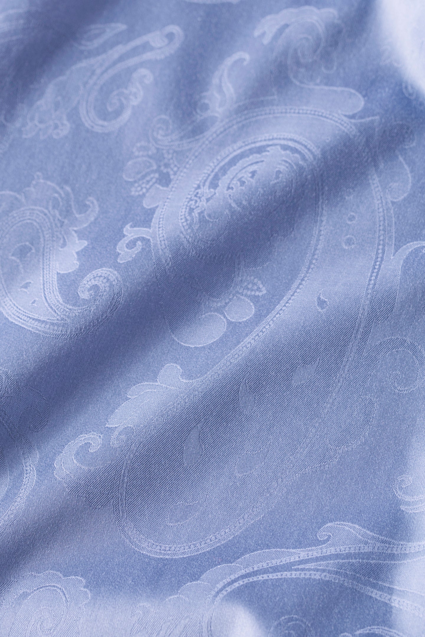 Luxury Jacquard | Morgenmantel lang - blue - Image 5