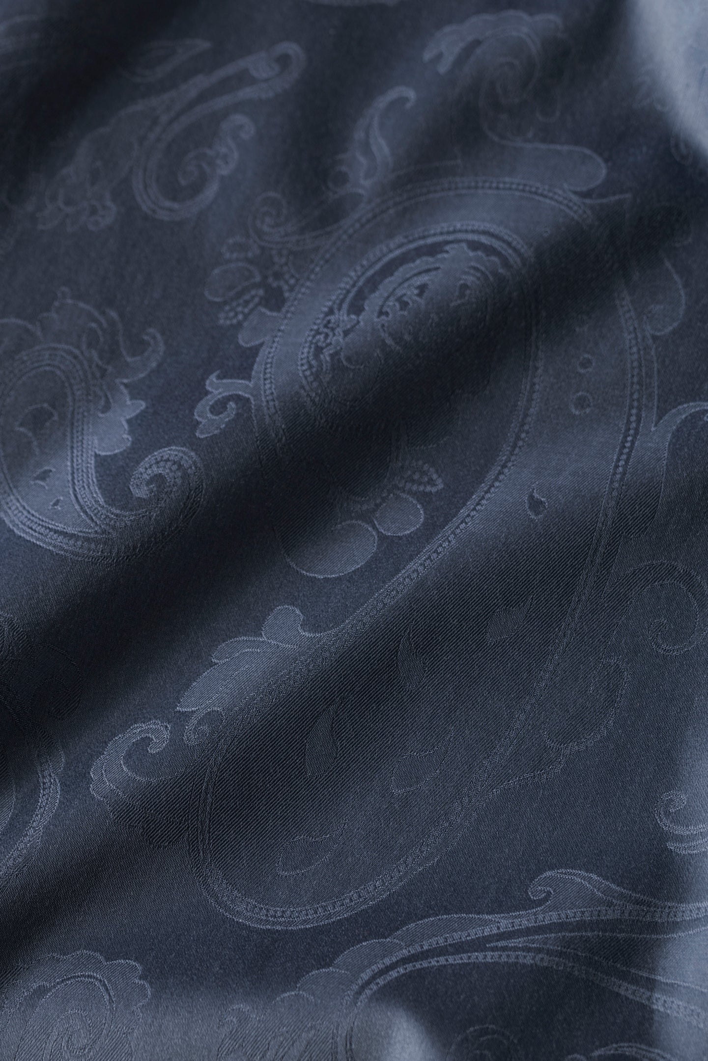 Luxury Jacquard | Morgenmantel lang - midnight - Image 6