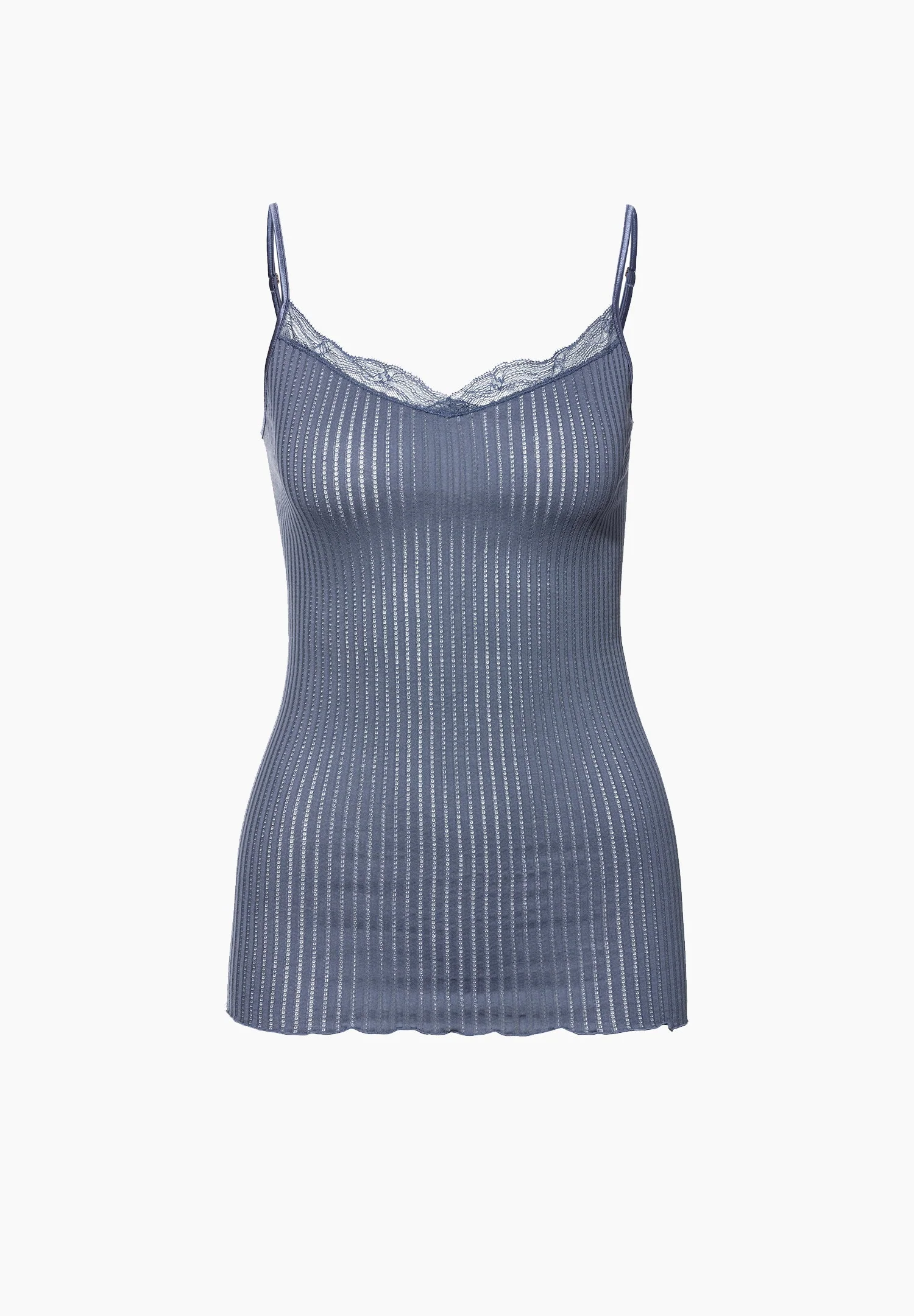 Maude Privé | Spaghetti Top - grey blue - Image 2
