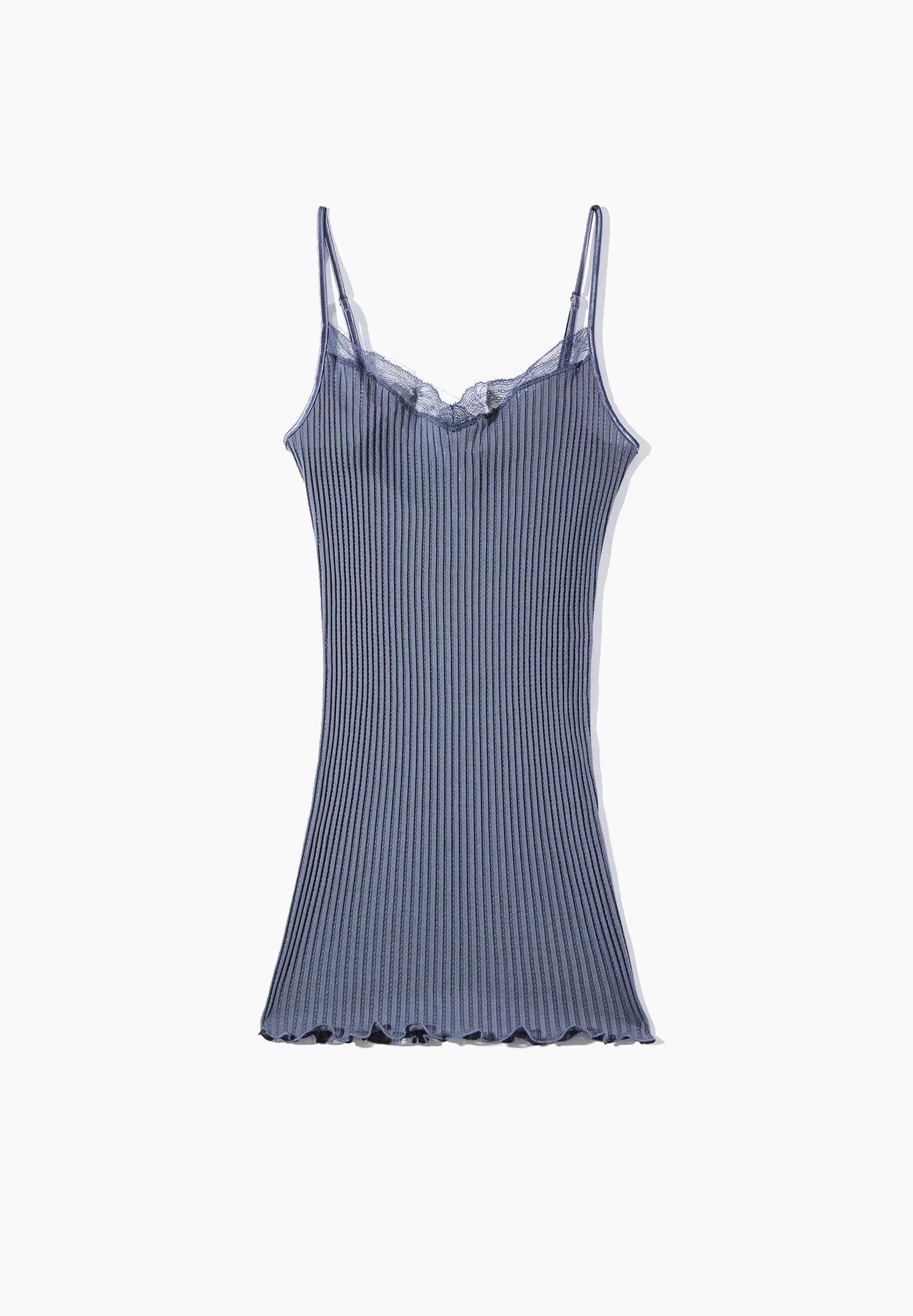 Maude Privé | Spaghetti Top - grey blue - Image 5