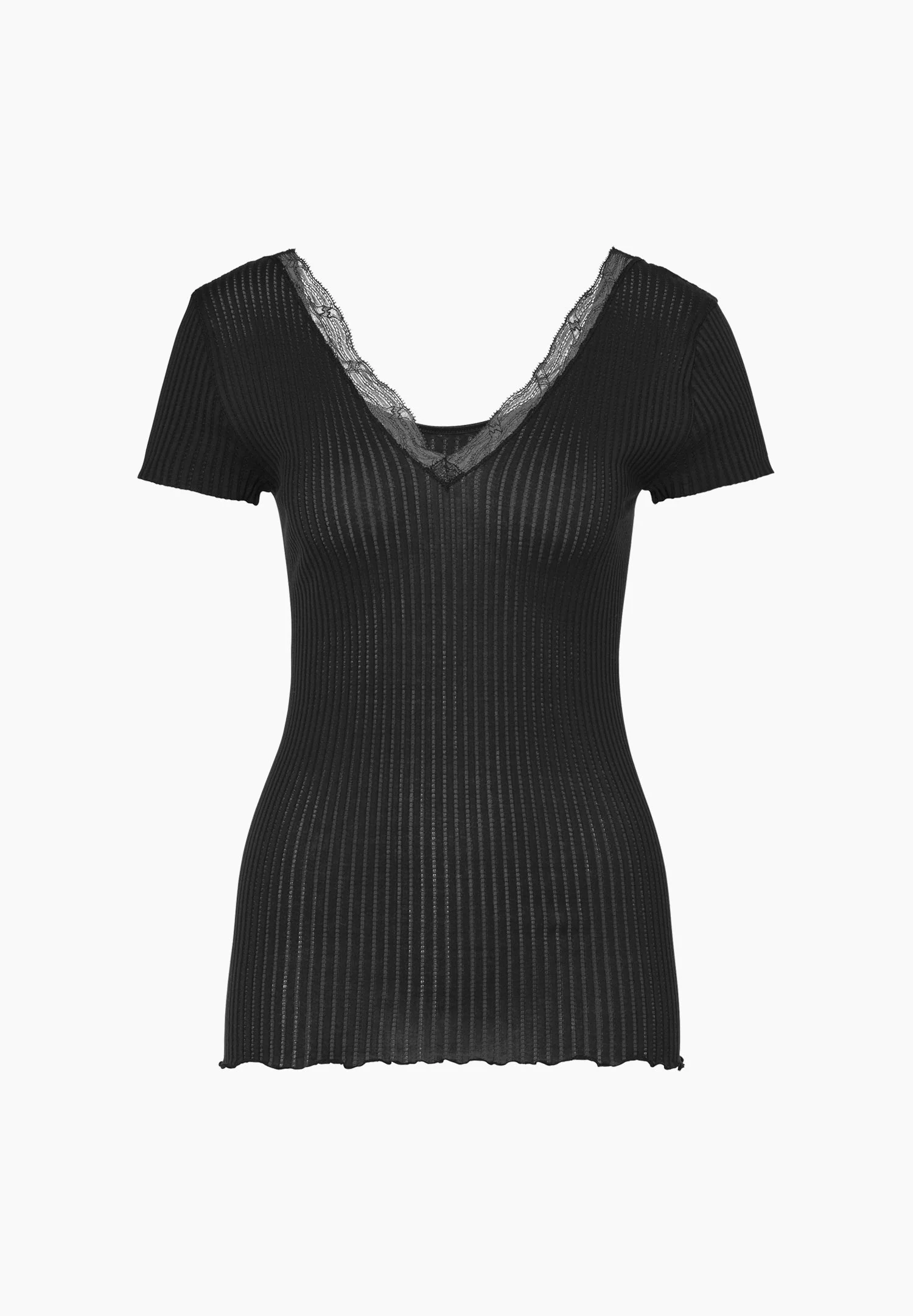 Maude Privé | T-Shirt kurzarm V-Ausschnitt - midnight - Image 2