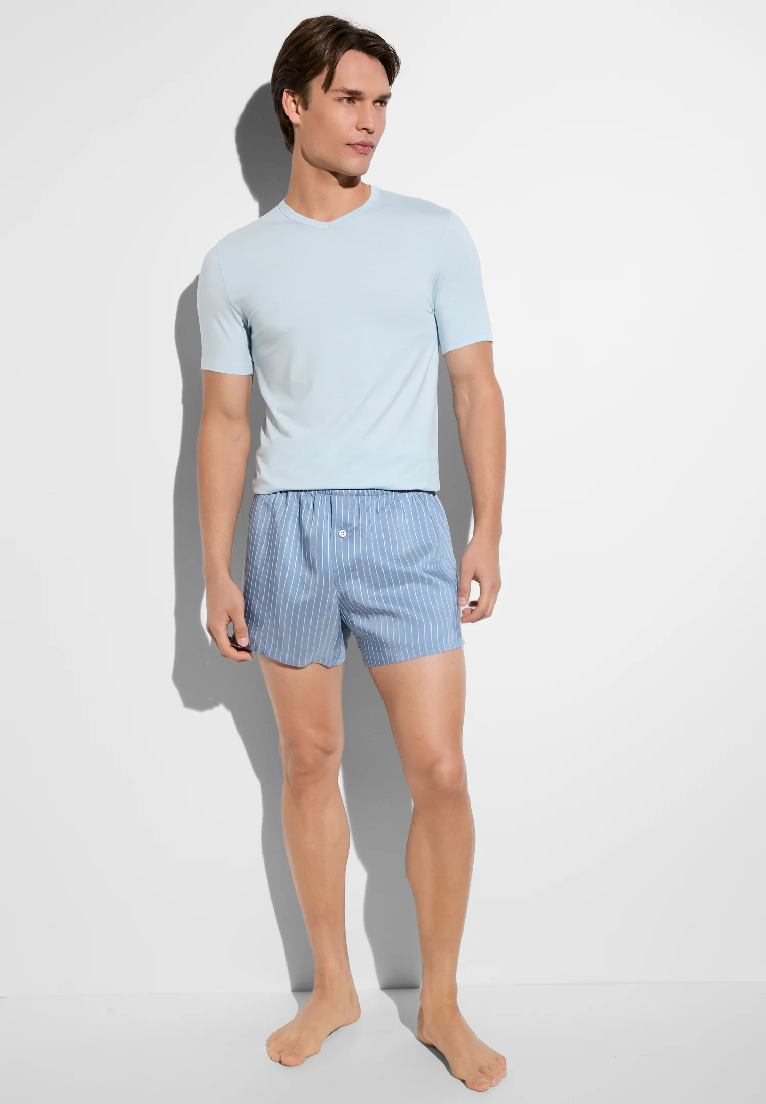 Pinstripes | Boxer Shorts - blue - Image 3