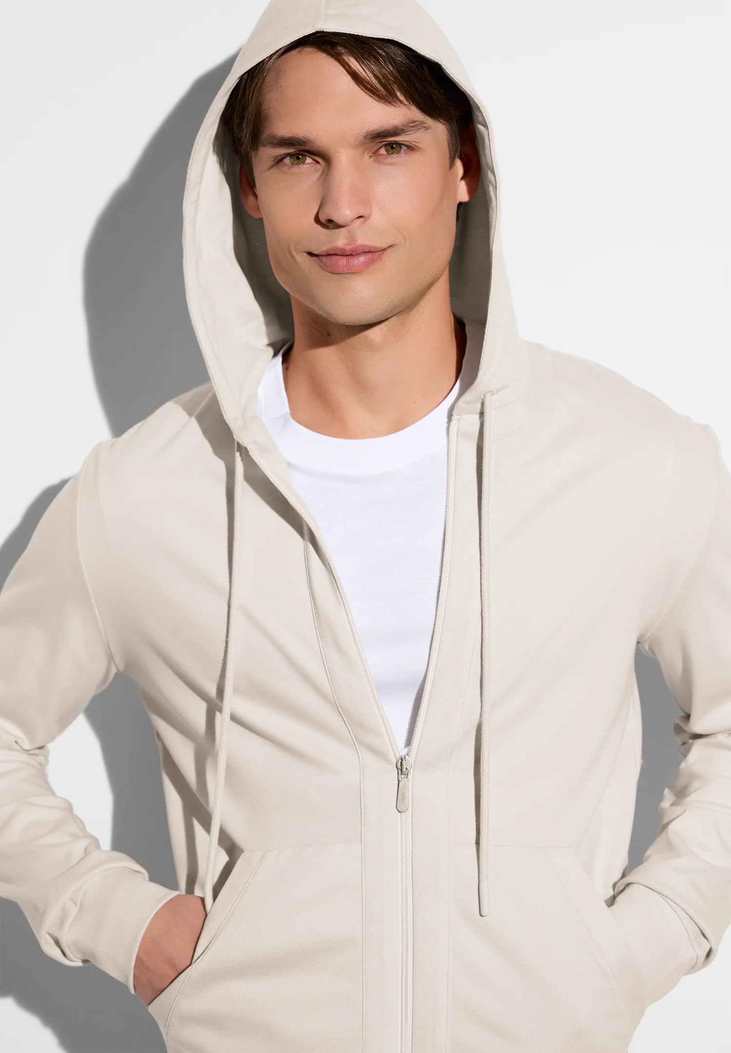 Piqué Lounge | Jacke - beige - Image 3