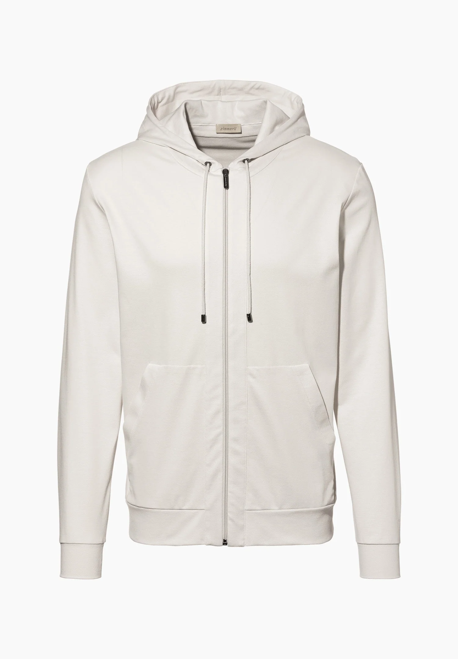 Piqué Lounge | Jacke - chalk white - Image 2