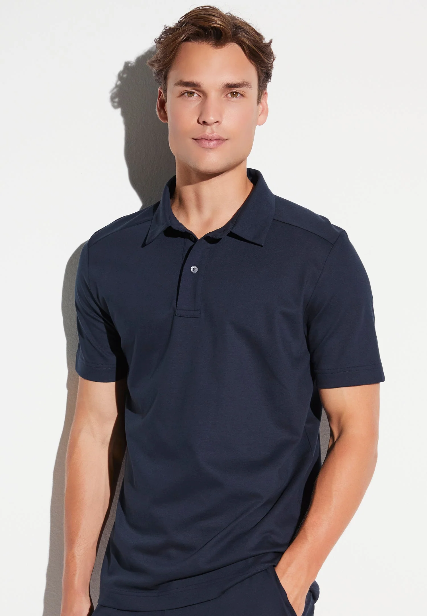 Piqué Lounge | Poloshirt kurzarm - twilight blue