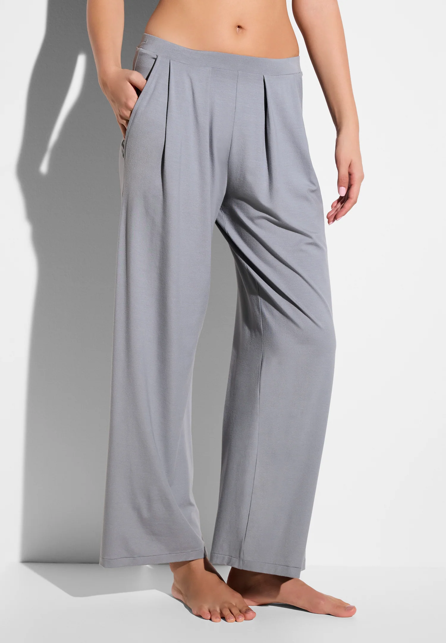 Pureness | Hose lang - steel blue