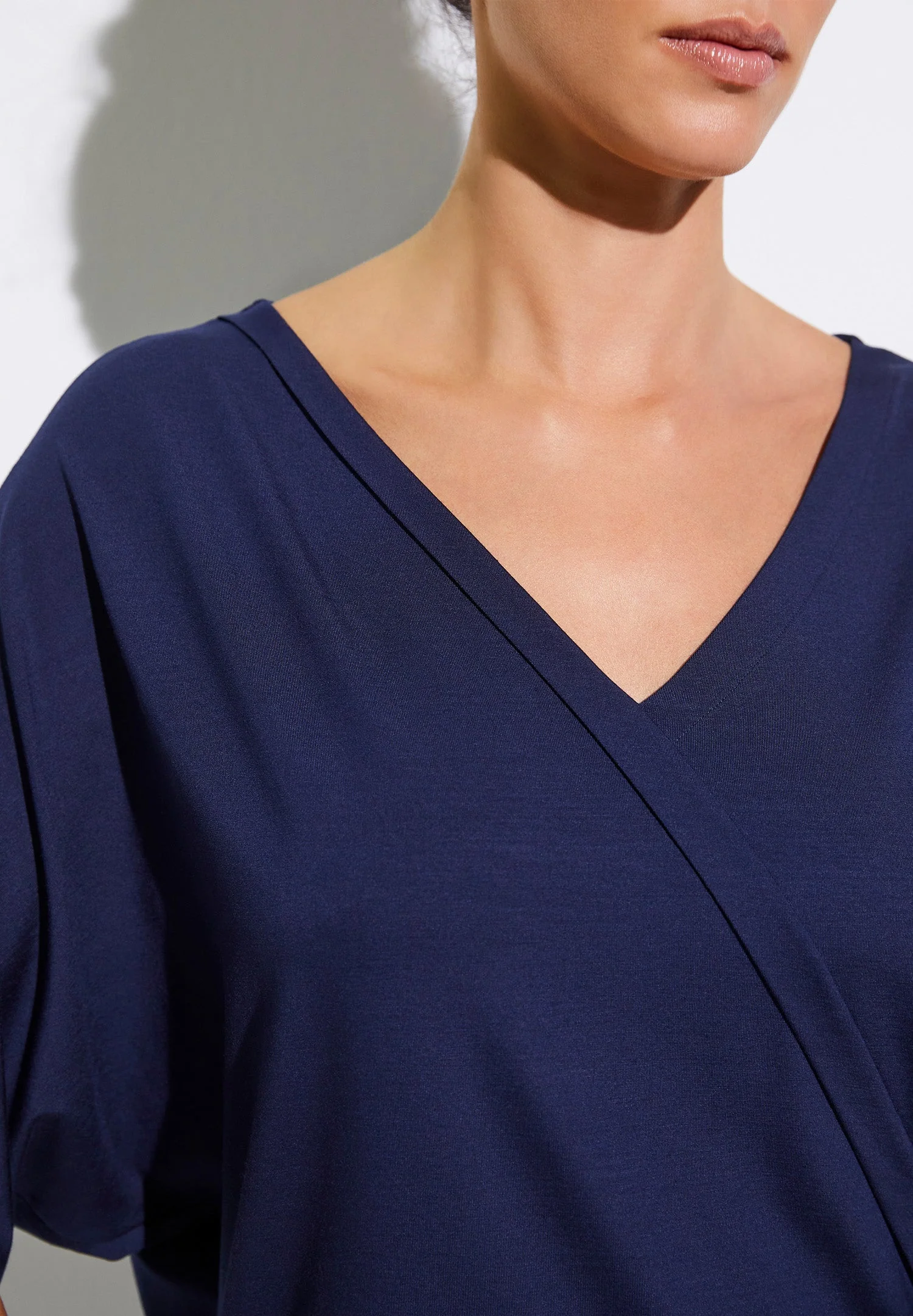 Pureness | Kurzes Kleid kurzarm - navy - Image 3