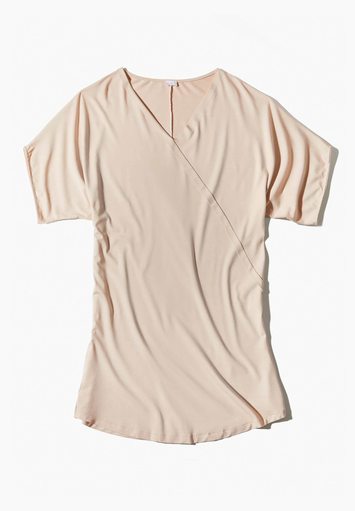 Pureness | Kurzes Kleid kurzarm - oatmeal - Image 4