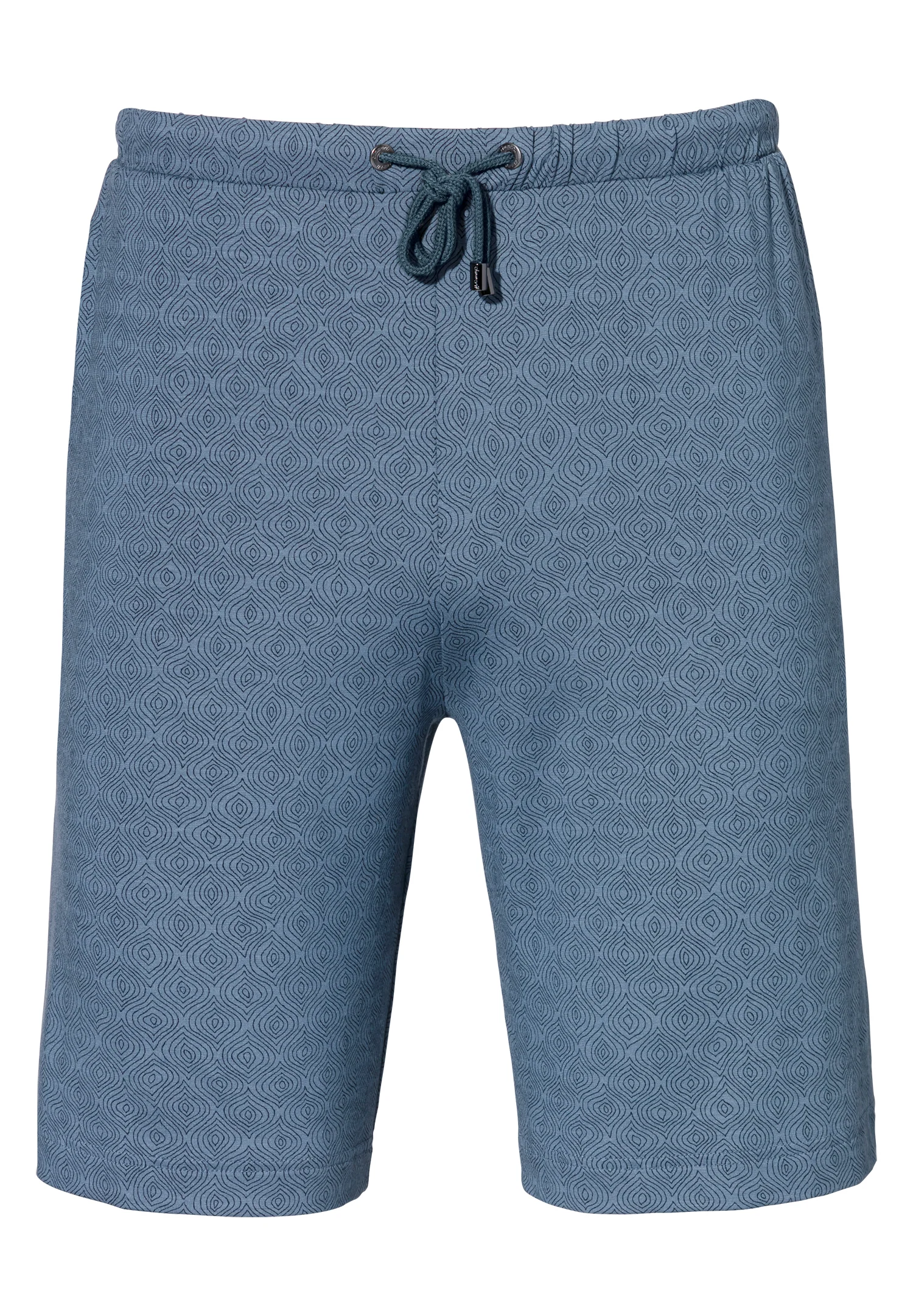 Pureness Print | Hose kurz - linear geo blue - Image 2