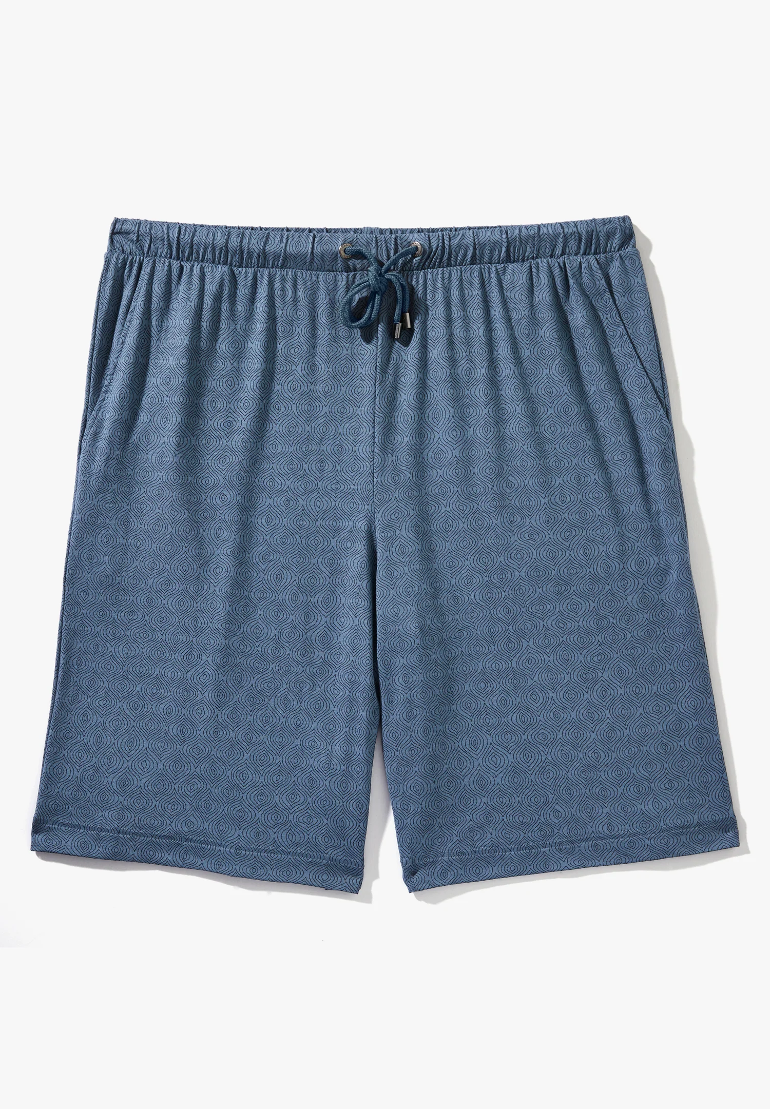 Pureness Print | Hose kurz - linear geo blue - Image 4