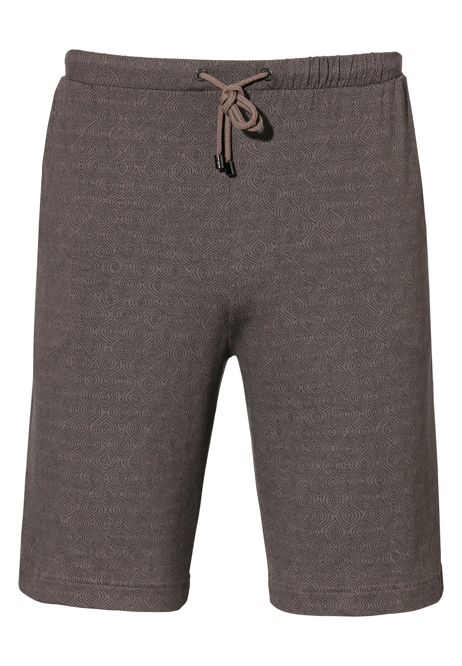 Pureness Print | Hose kurz - linear geo brown - Image 2