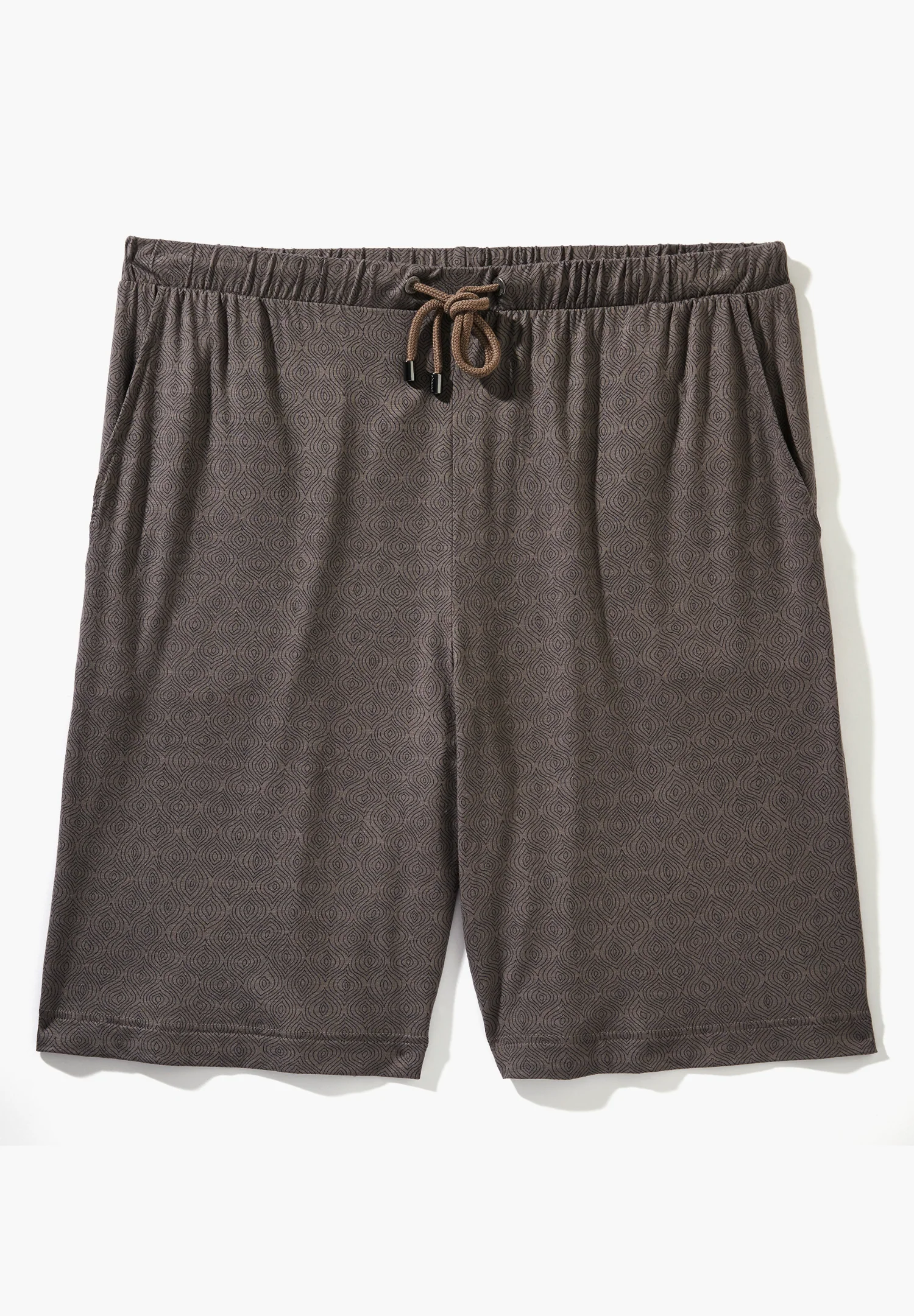 Pureness Print | Hose kurz - linear geo brown - Image 4