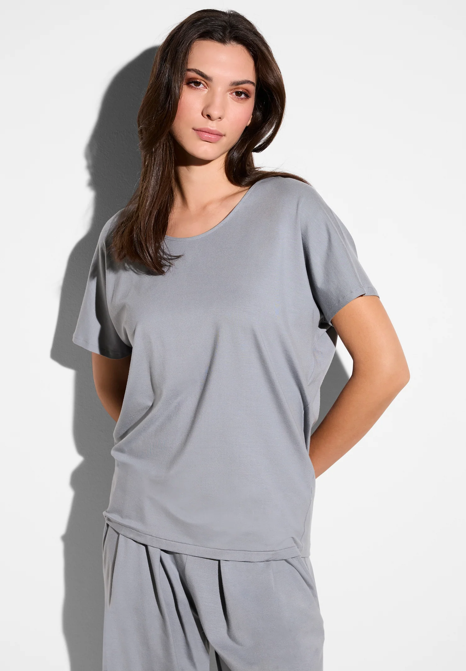Pureness | T-Shirt kurzarm - steel blue