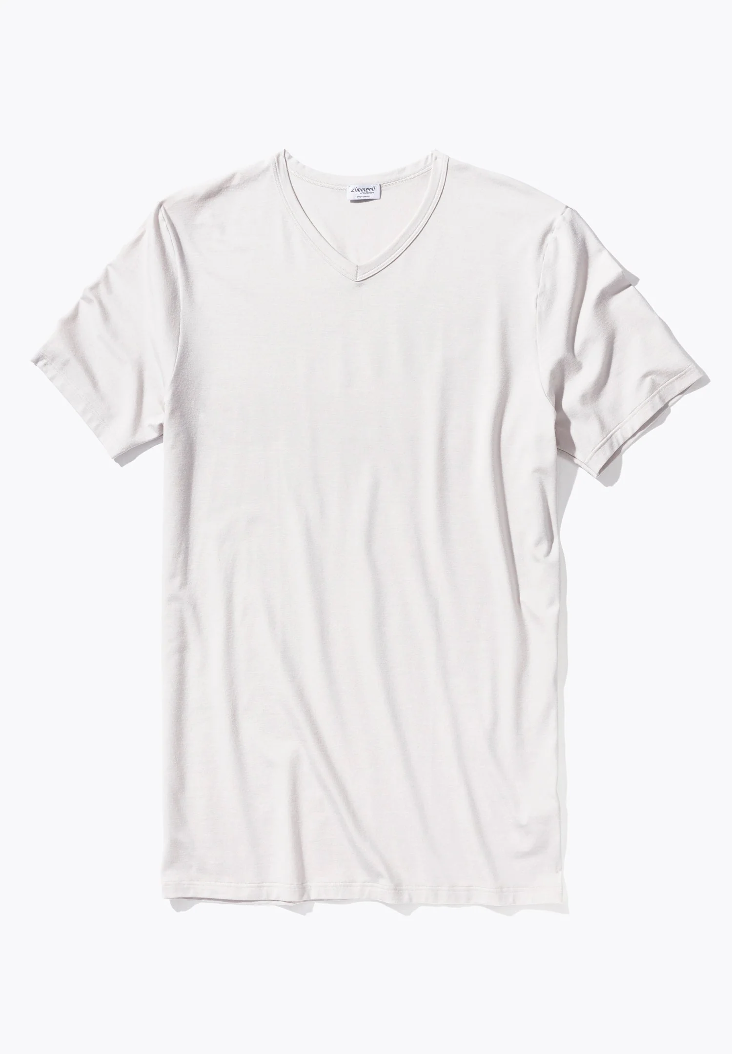 Pureness | T-Shirt kurzarm V-Ausschnitt - almond latte - Image 4