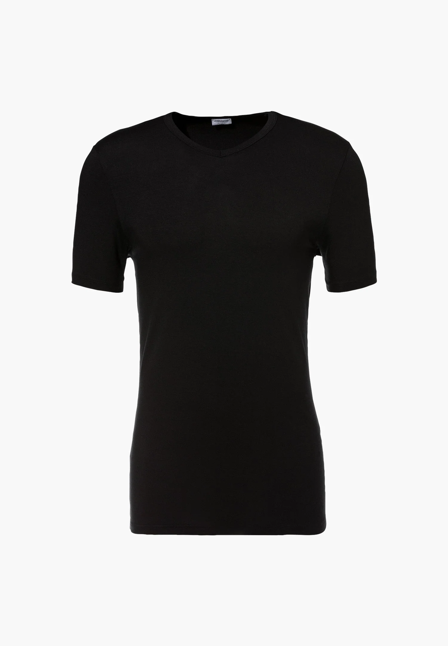 Pureness | T-Shirt kurzarm V-Ausschnitt - schwarz - Image 2