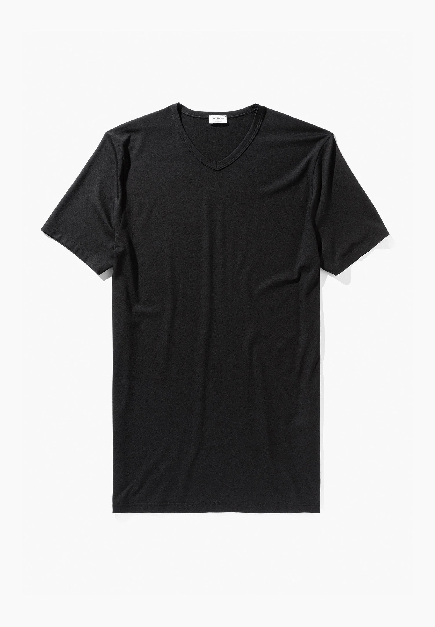 Pureness | T-Shirt kurzarm V-Ausschnitt - schwarz - Image 4