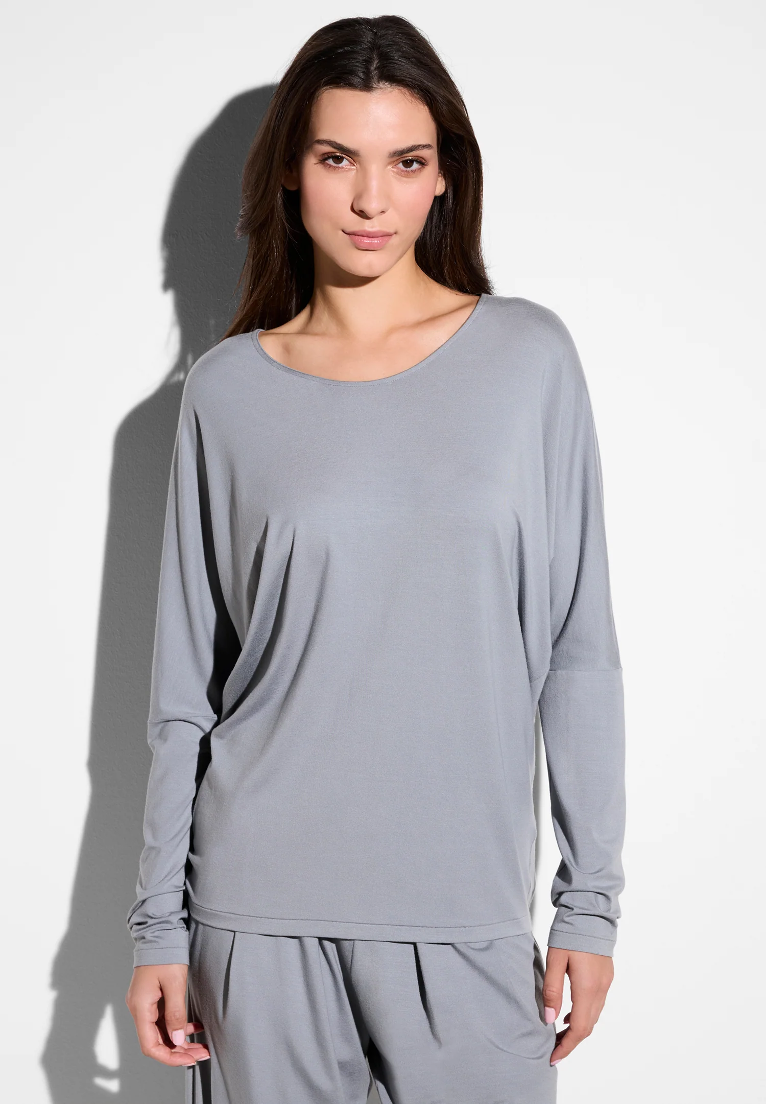 Pureness | T-Shirt langarm - steel blue