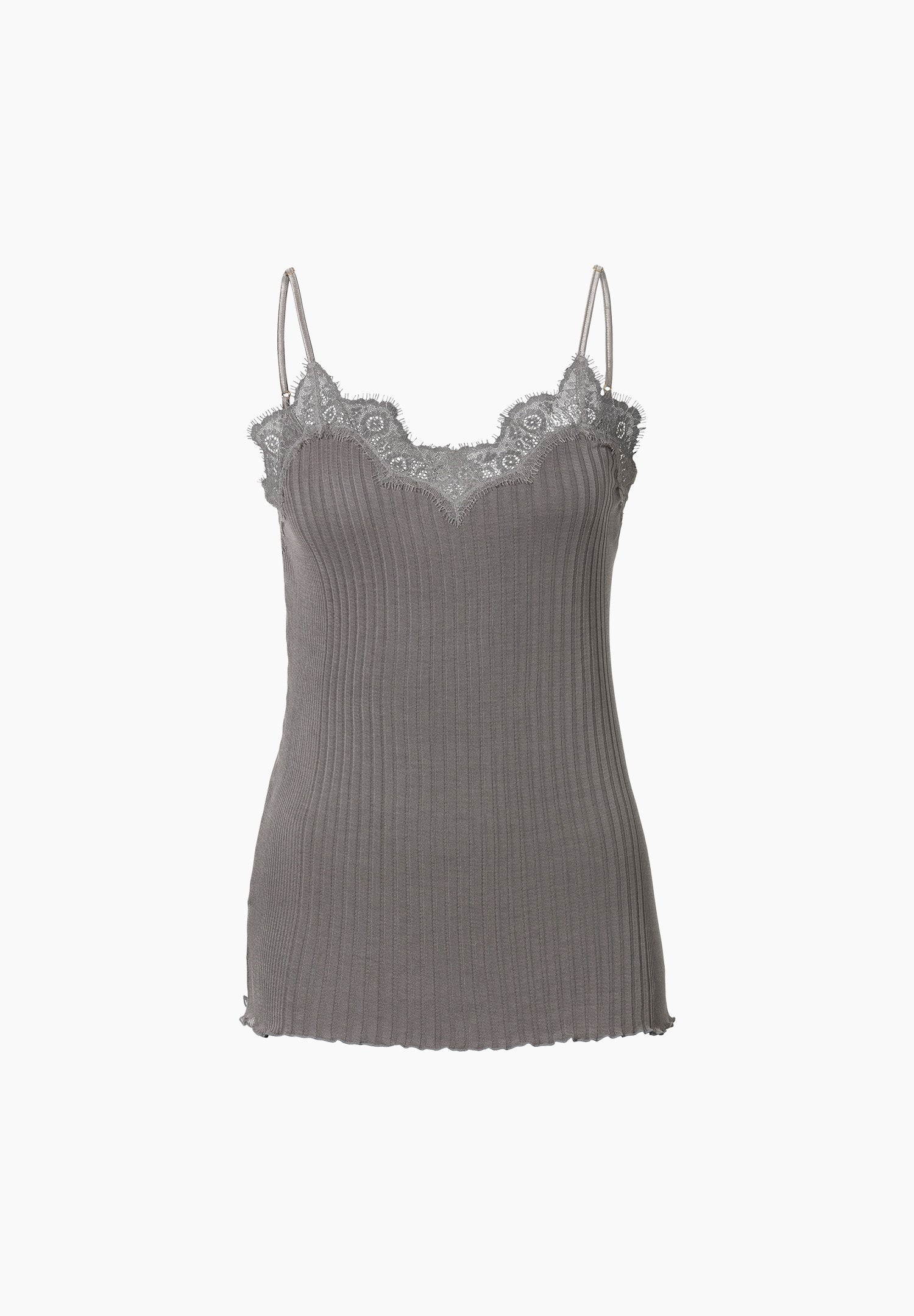 Richelieu | Spaghetti Top - taupe grey - Image 2