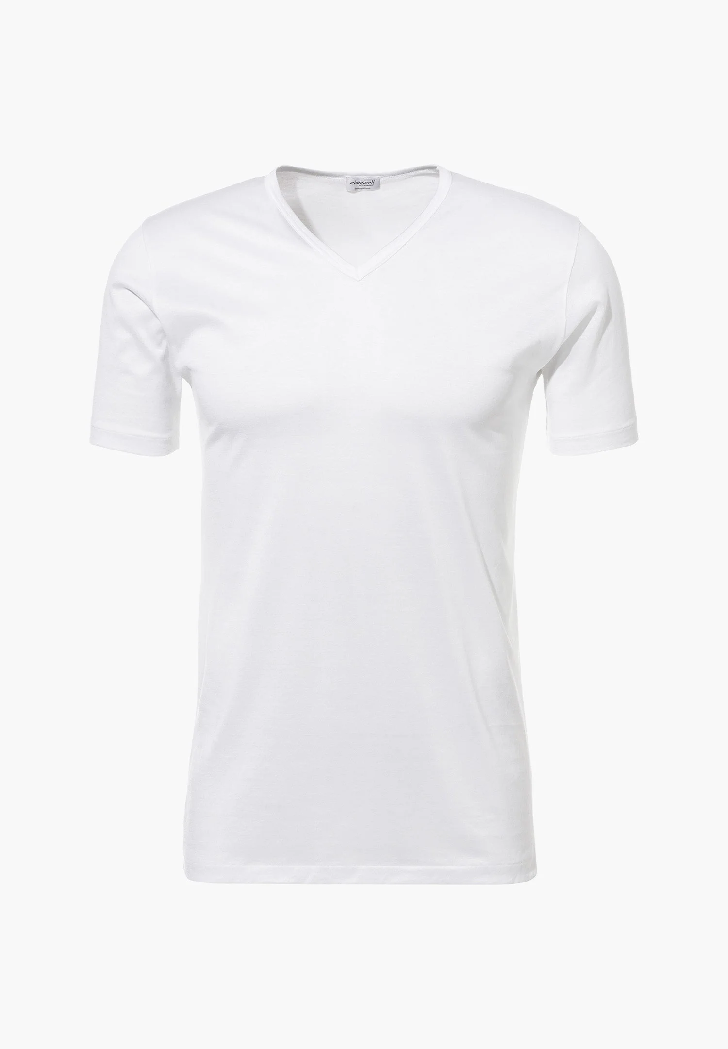 Royal Classic | T-Shirt kurzarm V-Ausschnitt, superfein - weiss - Image 2