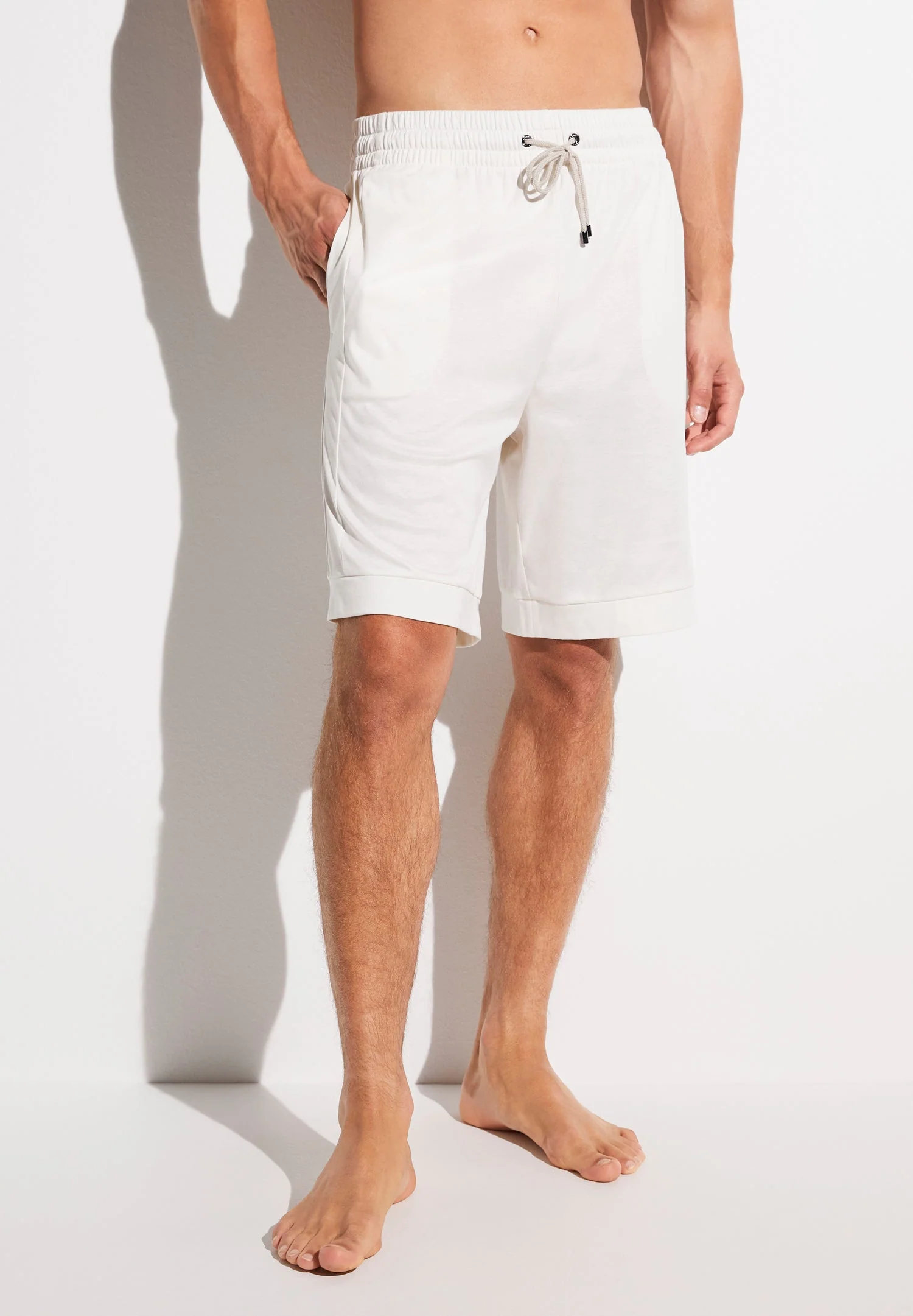 Sea Island | Hose kurz - cloud white