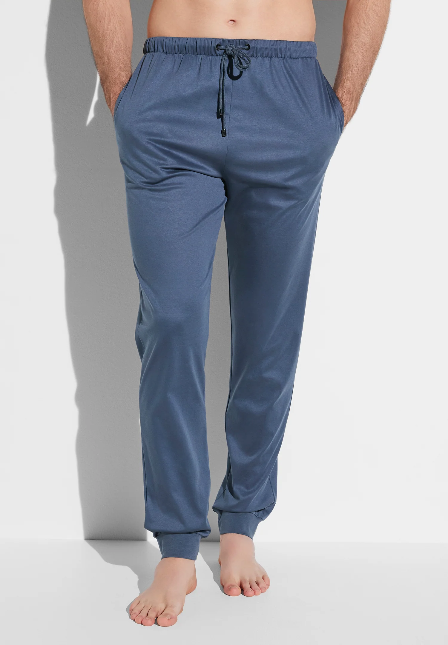 Sea Island | Hose lang - steel blue