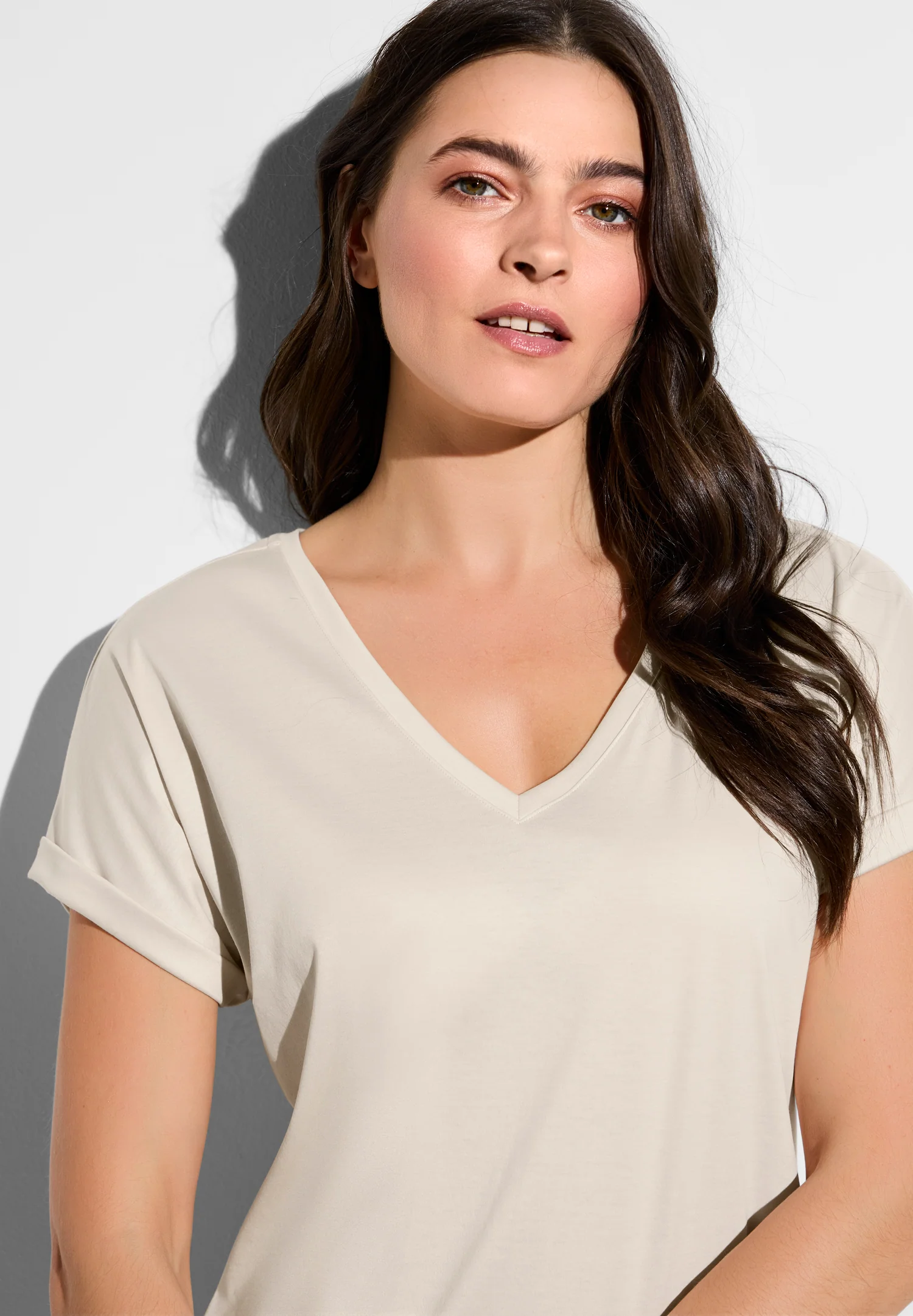 Sea Island | Kurzes Kleid kurzarm - travertin - Image 3