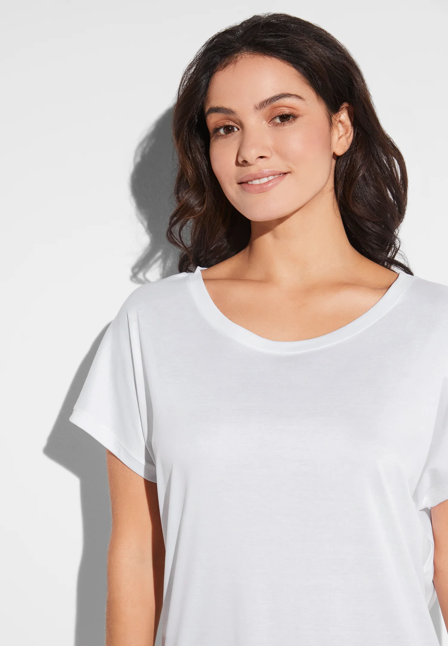 Sea Island | Langes Kleid kurzarm - weiss - Image 4