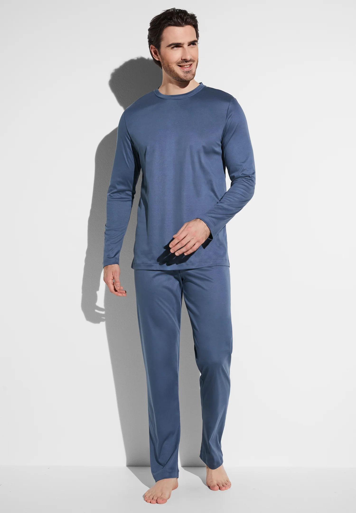 Sea Island | Pyjama lang - steel blue