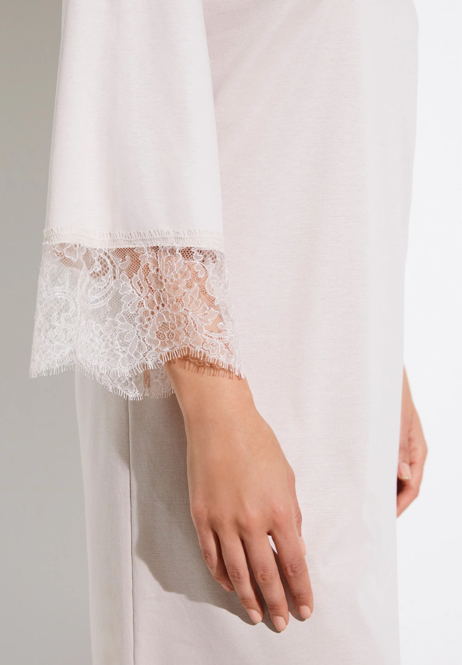 Sea Island | Sleepshirt 3/4-Ärmel - grey morn - Image 3