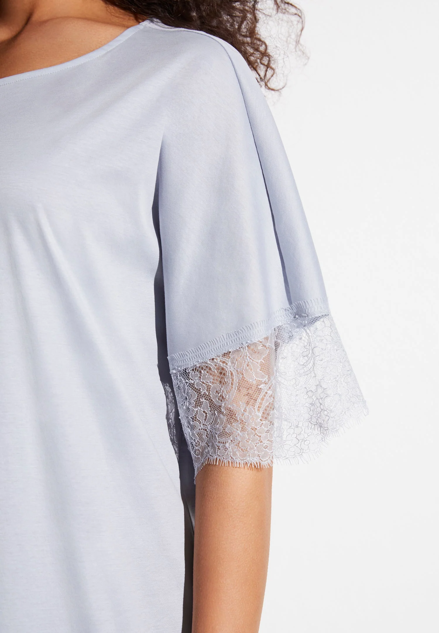 Sea Island | Sleepshirt kurzarm - morning blue - Image 3