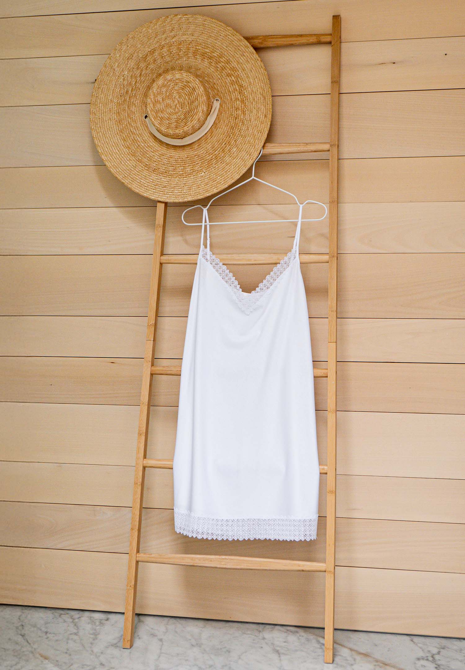 Sea Island | Sleepshirt Spaghettiträger - weiss - Image 4