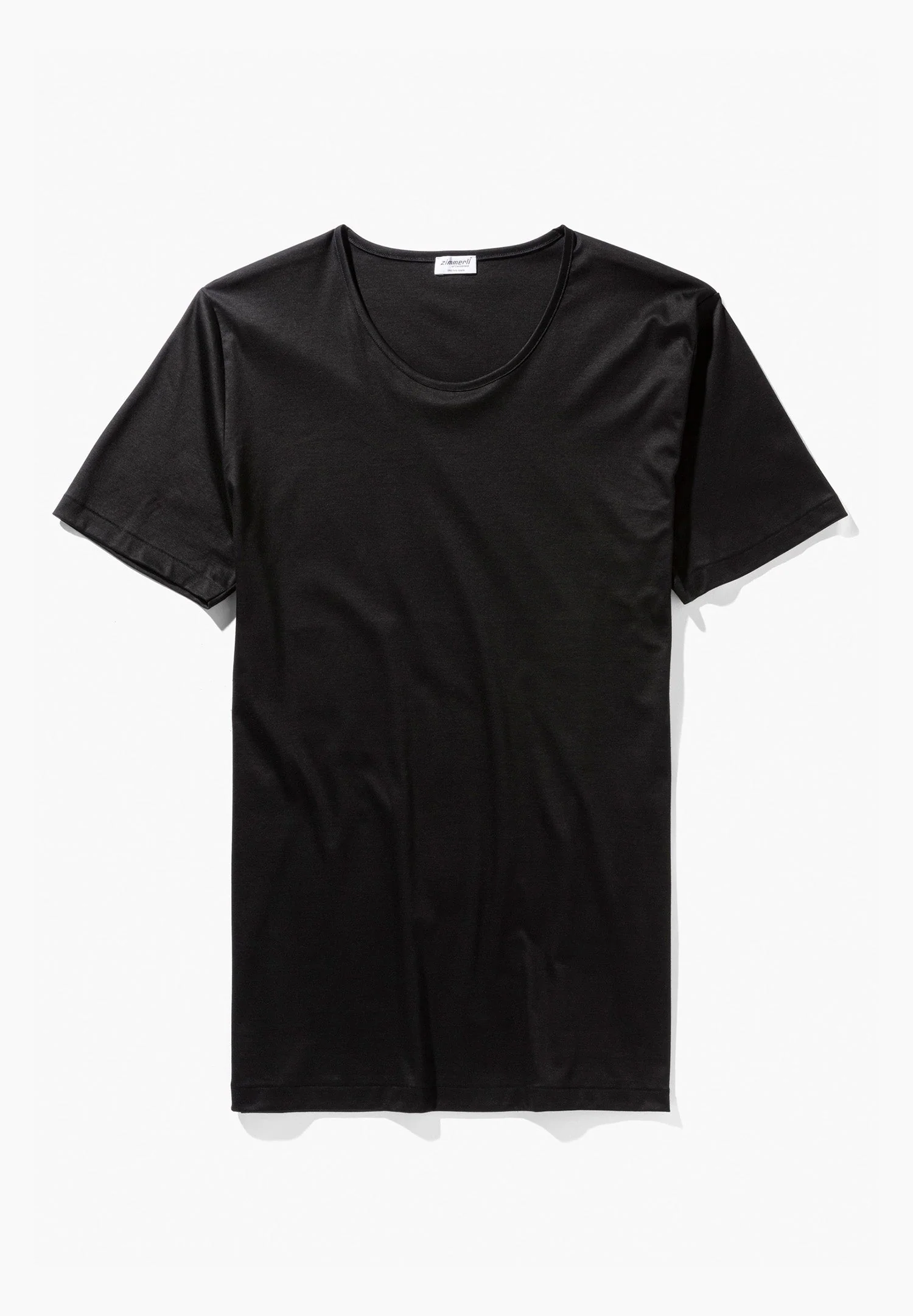 Sea Island | T-Shirt kurzarm, Rundhals schmaler Kragen - schwarz - Image 4