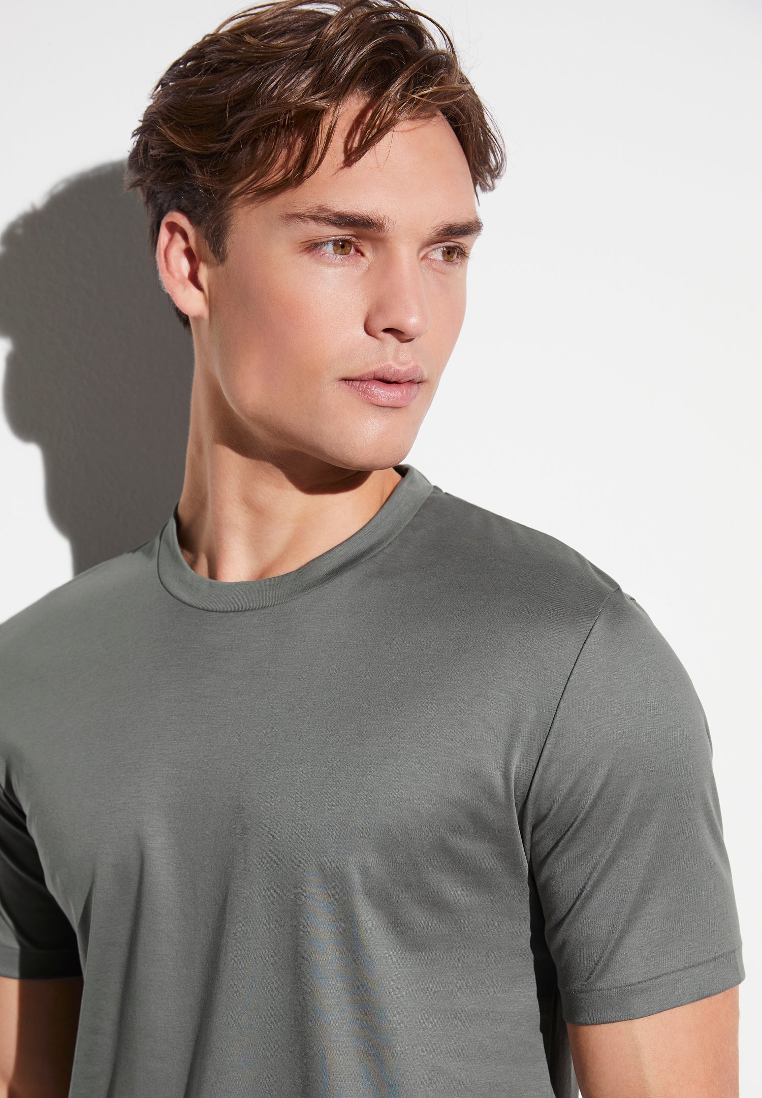 Sea Island | T-Shirt kurzarm - dark sage - Image 3