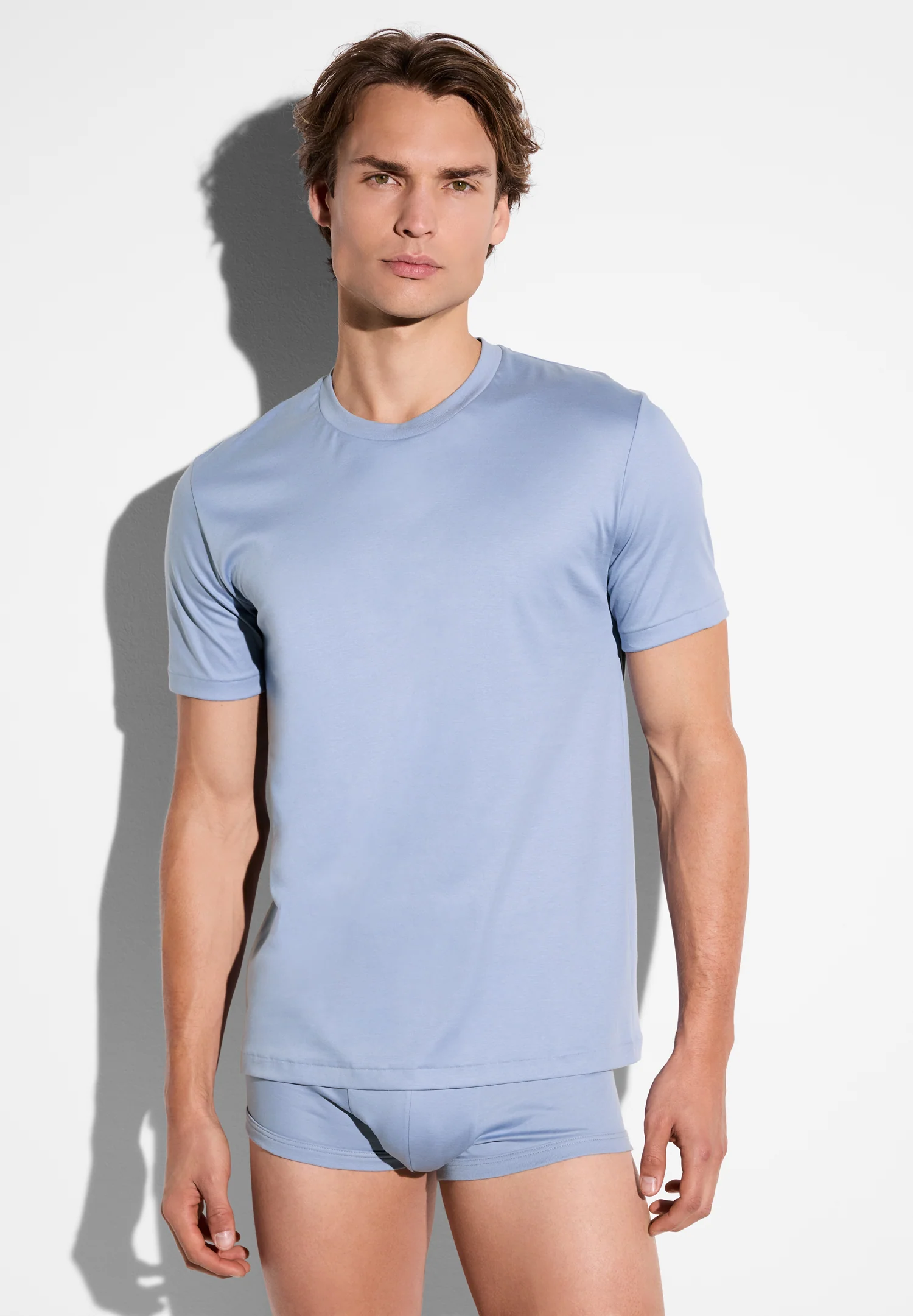 Sea Island | T-Shirt kurzarm, Rundhals - mountain lake