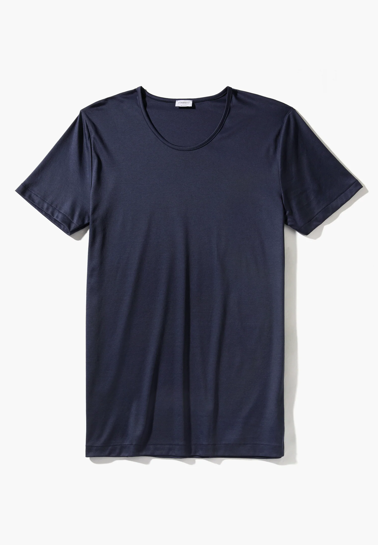 Sea Island | T-Shirt kurzarm, Rundhals schmaler Kragen - navy - Image 4