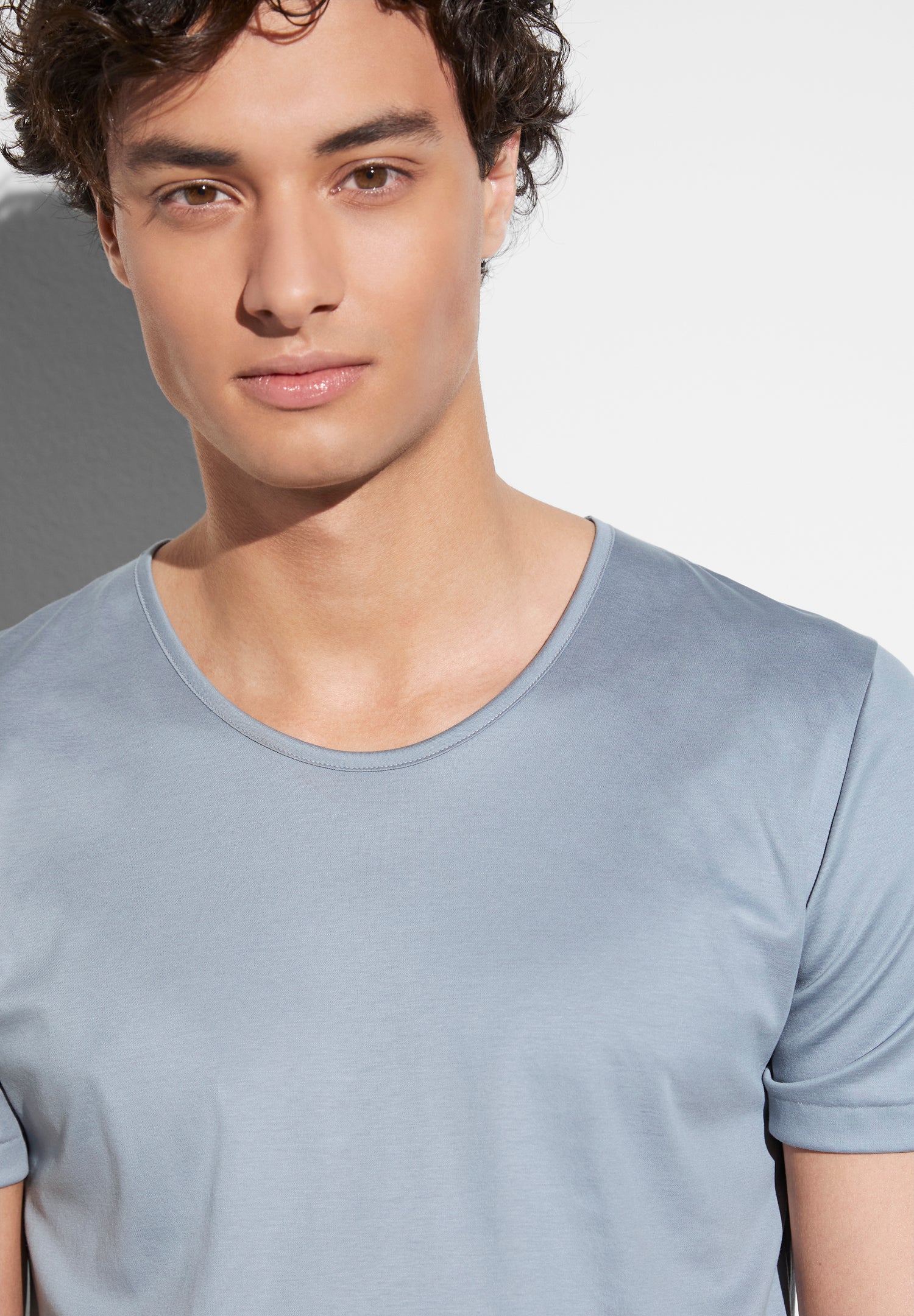 Sea Island | T-Shirt kurzarm - smoky blue - Image 3
