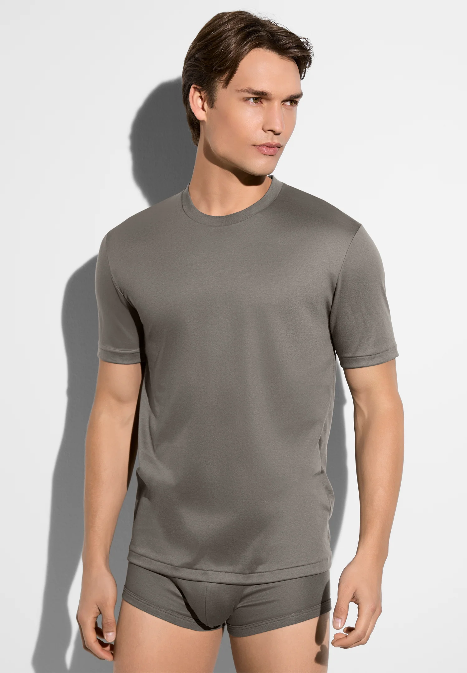 Sea Island | T-Shirt kurzarm, Rundhals, Regular Fit - toffee