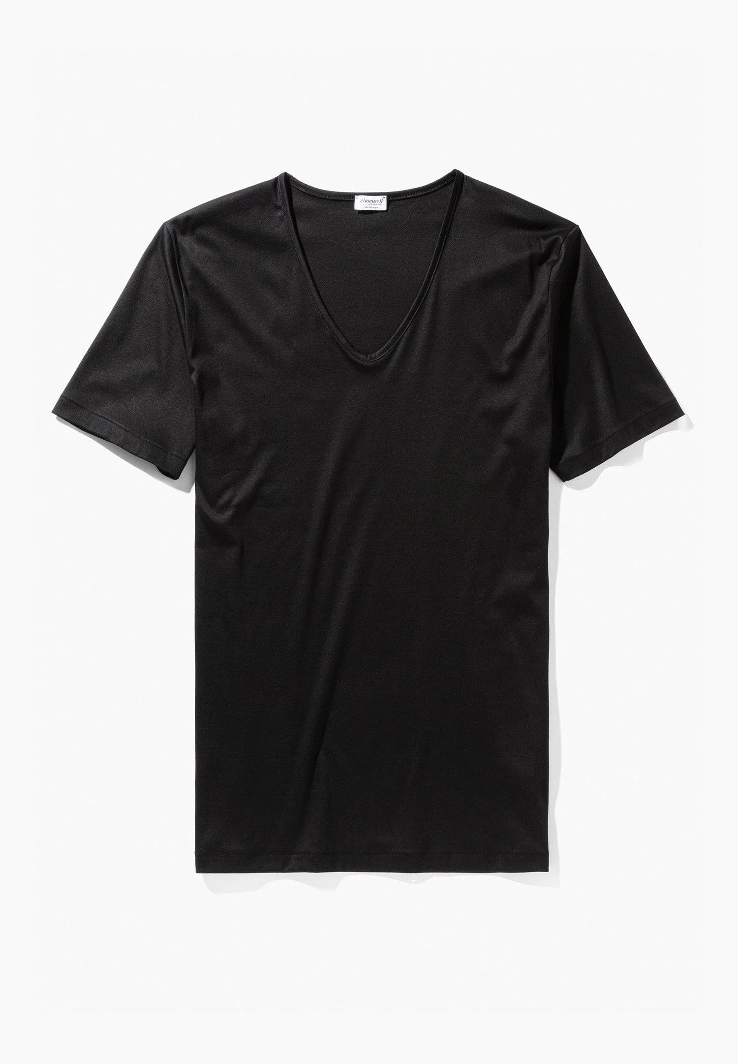 Sea Island | T-Shirt kurzarm V-Ausschnitt - schwarz - Image 4
