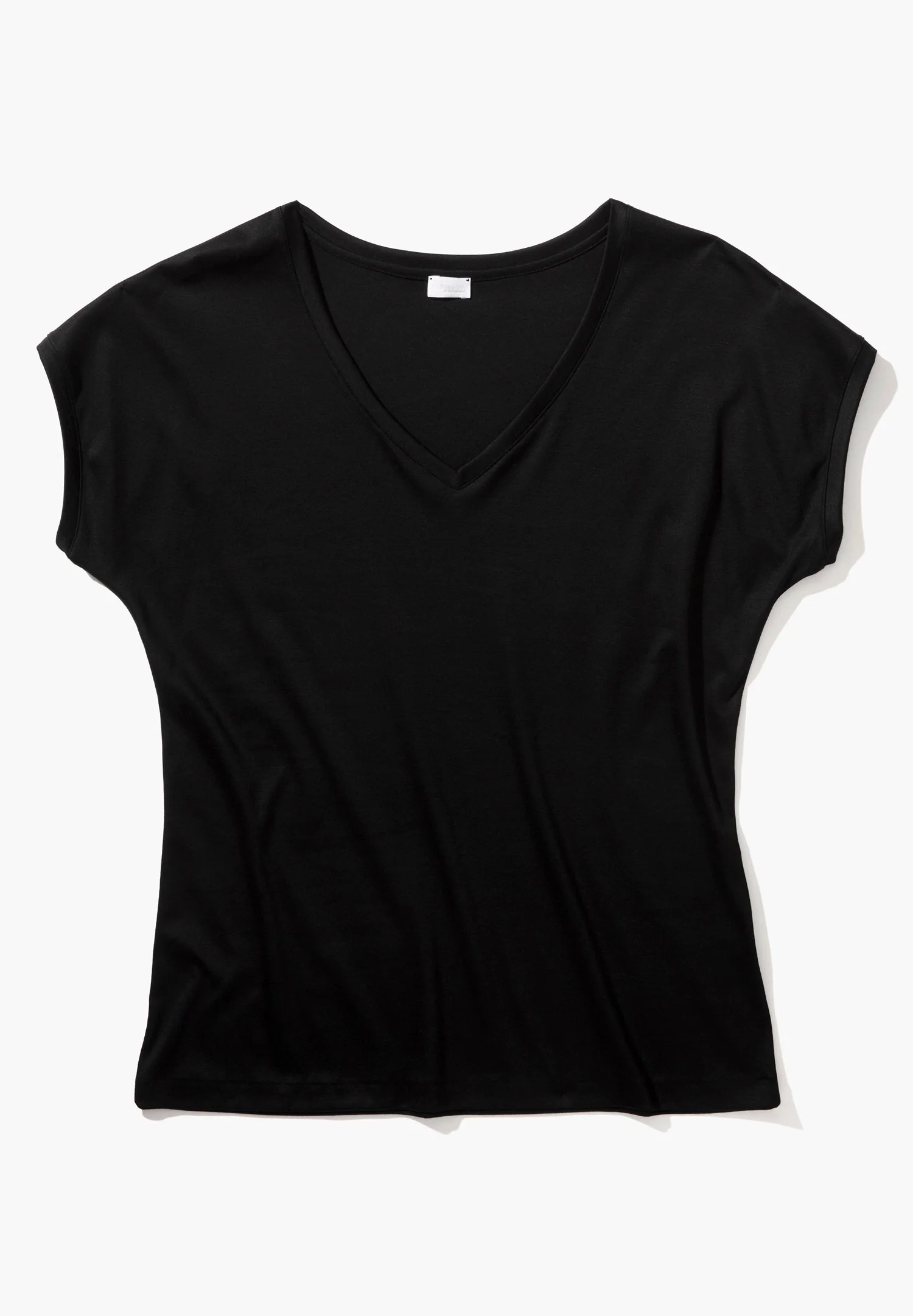 Sea Island | T-Shirt kurzarm V-Ausschnitt - schwarz - Image 4