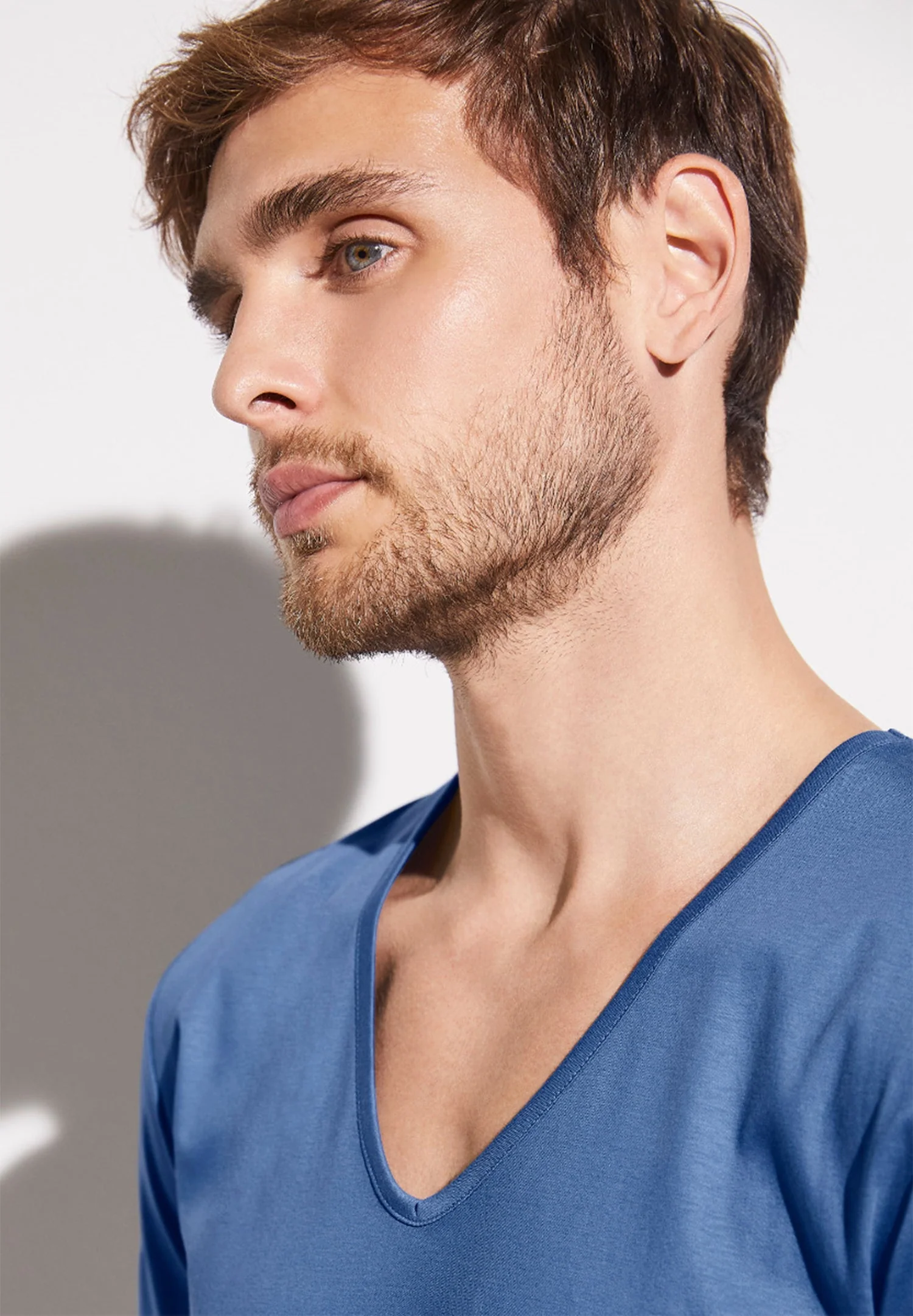 Sea Island | T-Shirt kurzarm V-Ausschnitt - blue - Image 2