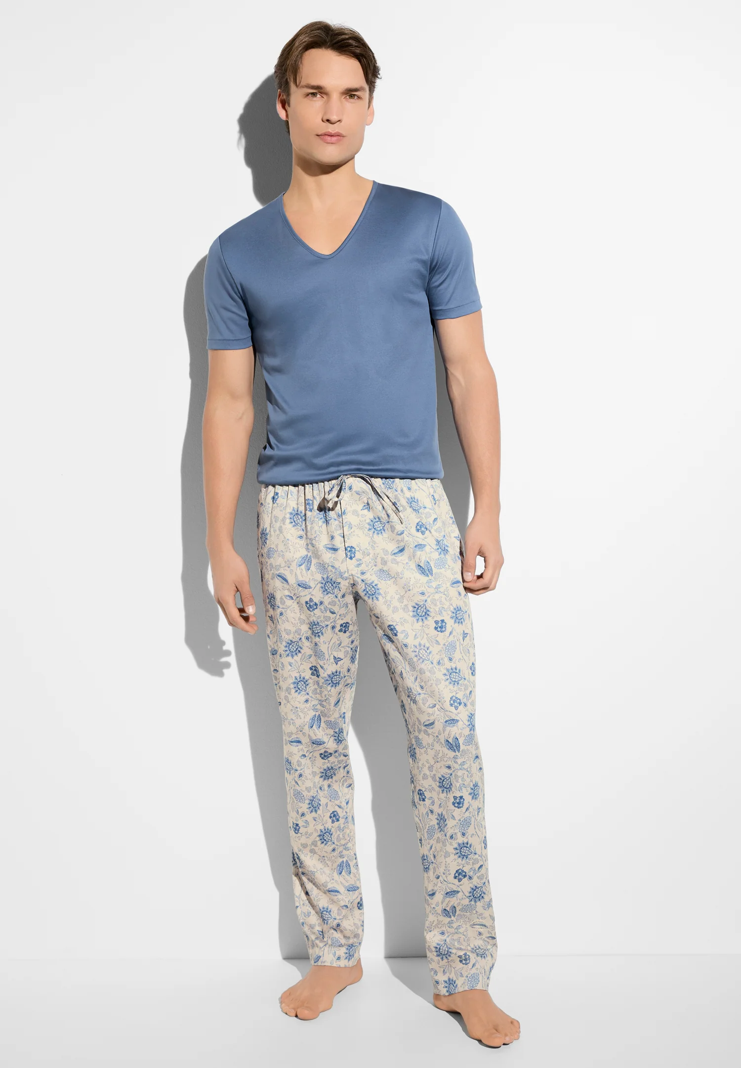 Sea Island | T-Shirt kurzarm V-Ausschnitt - blue horizon - Image 3