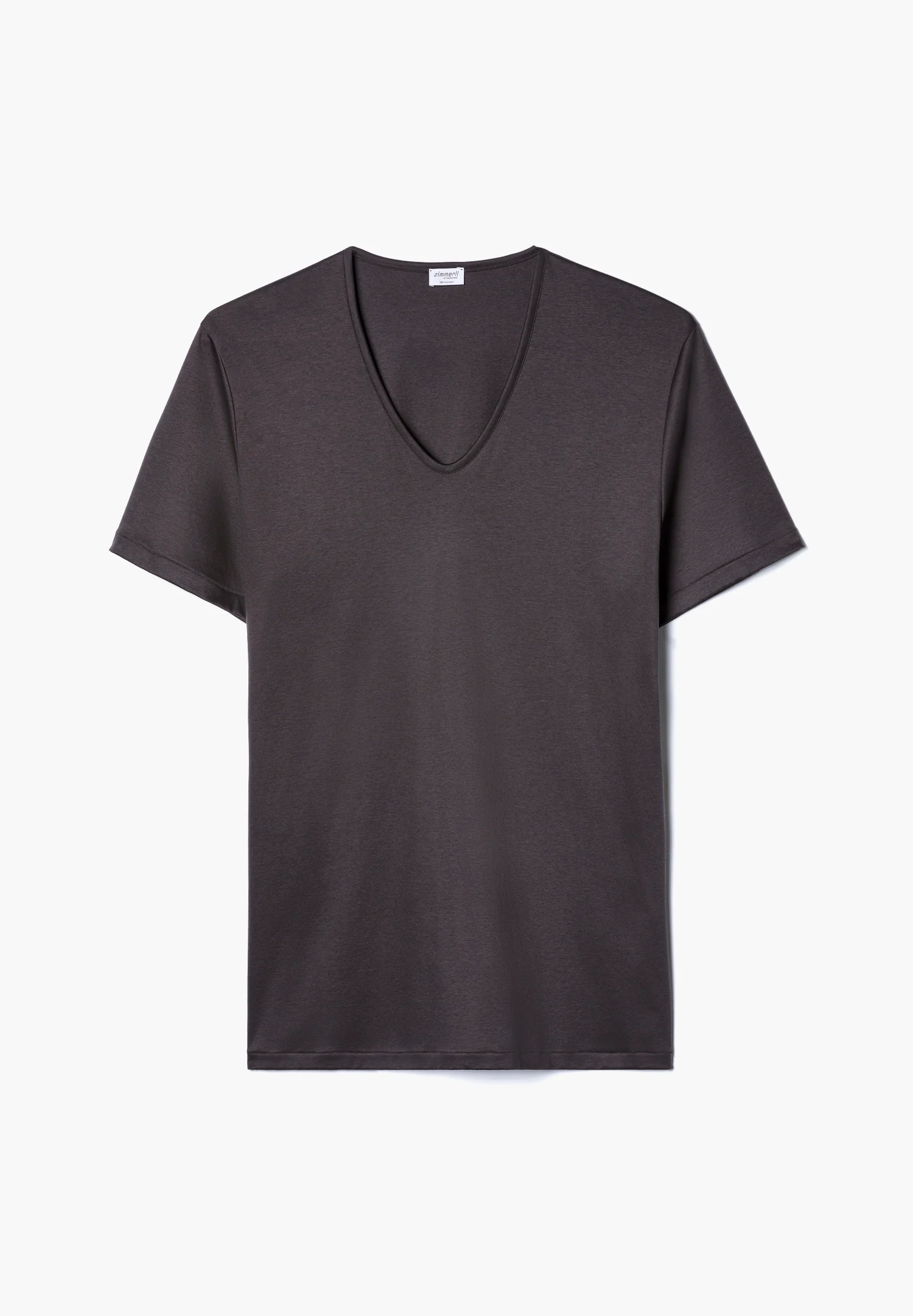 Sea Island | T-Shirt kurzarm V-Ausschnitt - espresso - Image 2