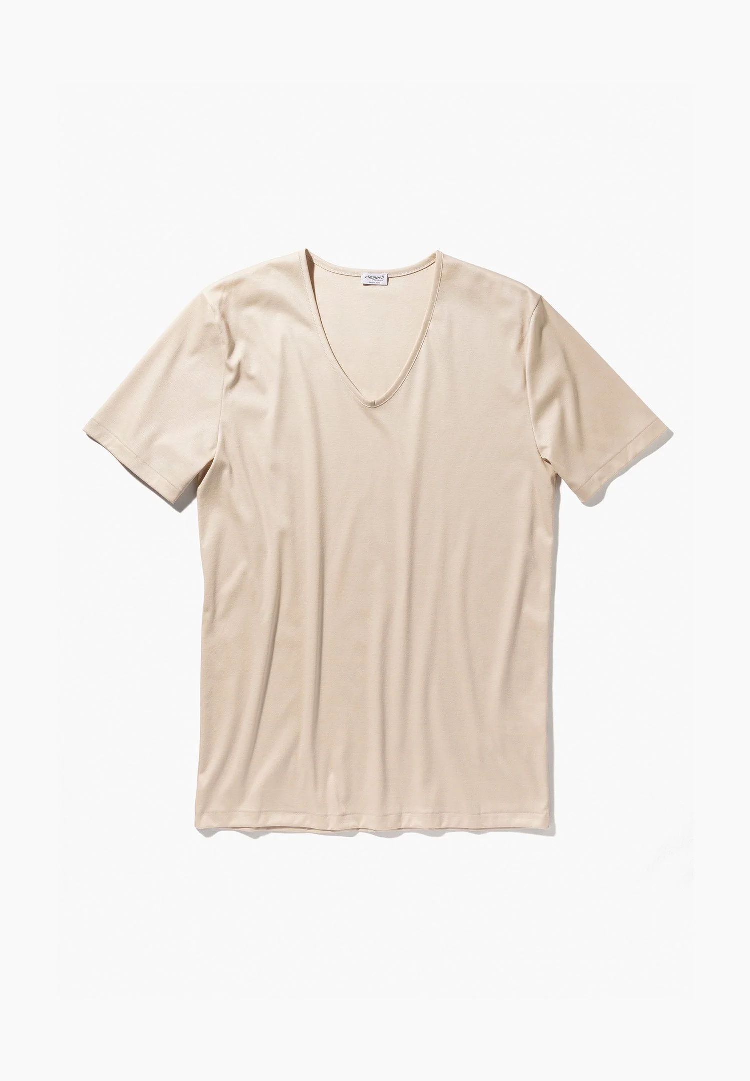 Sea Island | T-Shirt kurzarm V-Ausschnitt - oatmeal - Image 4